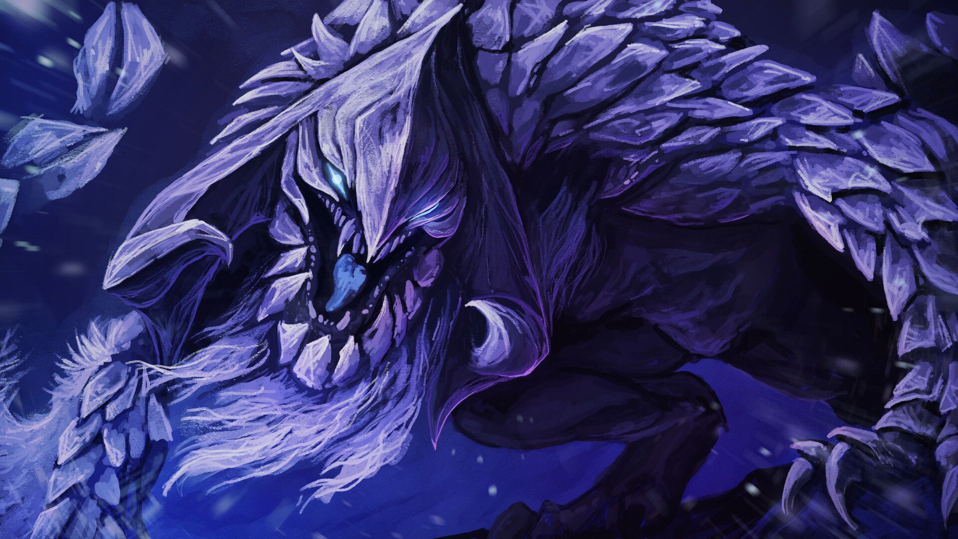 1920x1080 Arkveld monster hunter wilds fan art