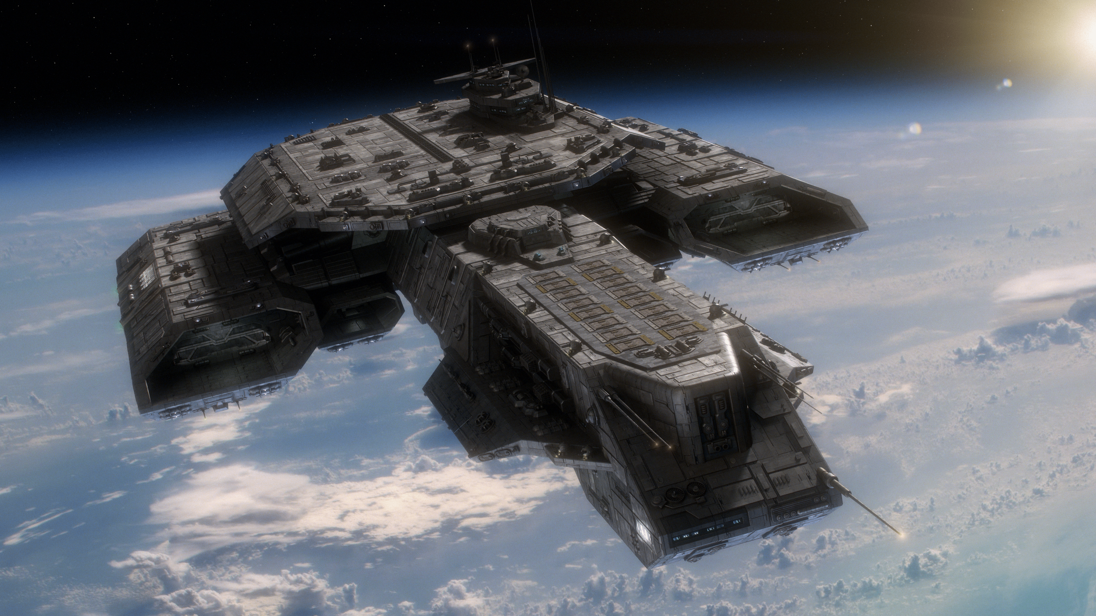 3840x2160 The U.S.S. Daedalus BC 304 (Stargate): [3840x2160]