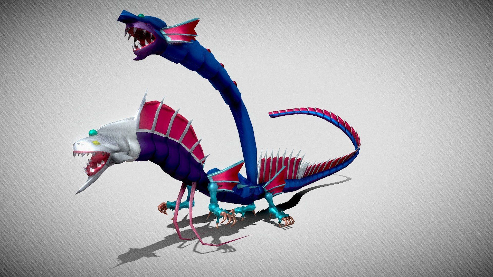 1920x1080 Ocean Dragon Lord Neo Daedalus (Yugioh) Model By Yanez Designs [7be5479]