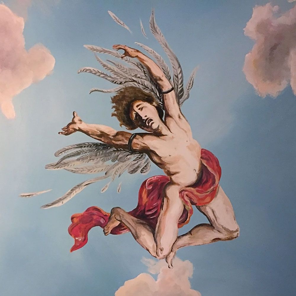 1000x1000 Icarus & Daedalus Mural Art & Soul Traders