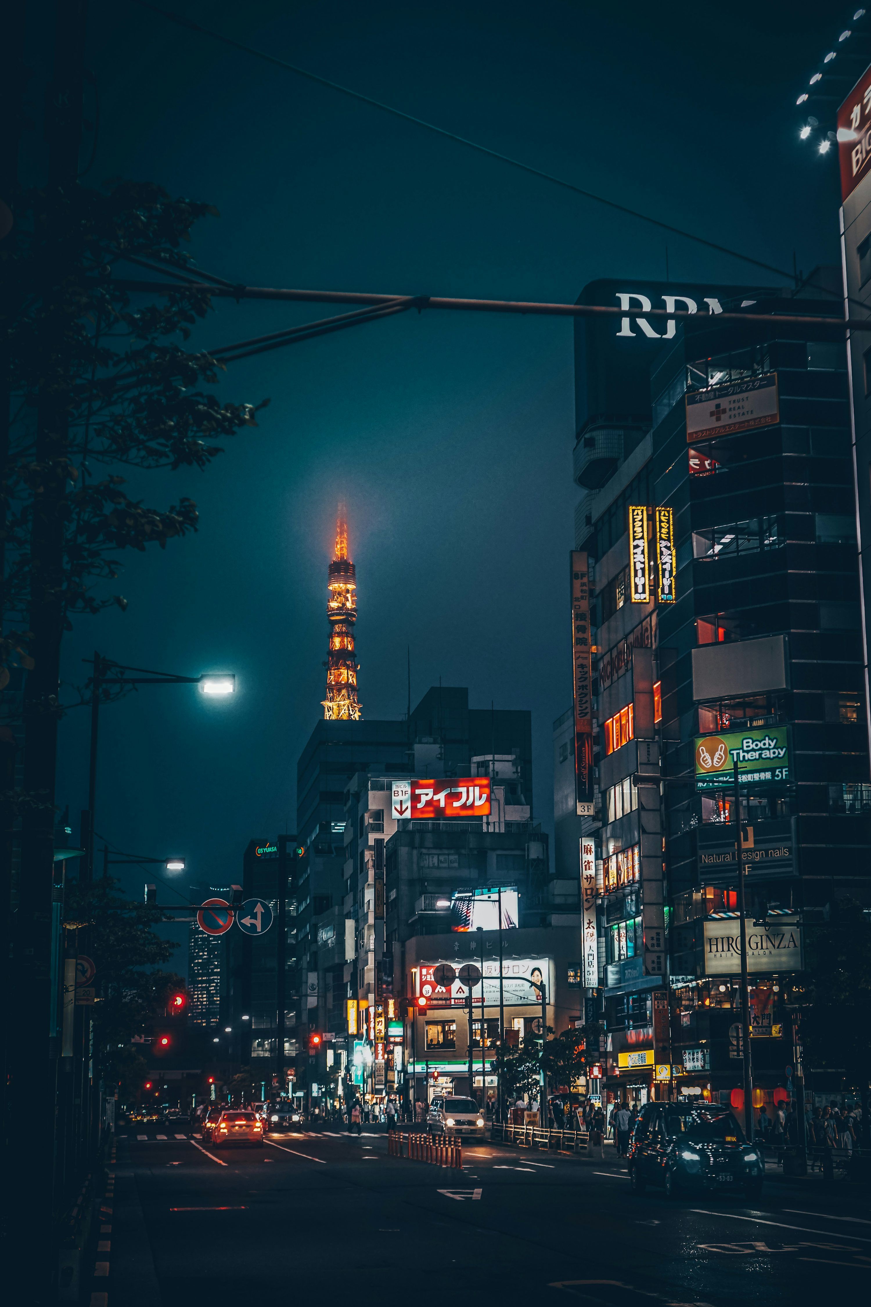 3000x4500 Tokyo Tower Night Picture. Download Free Image