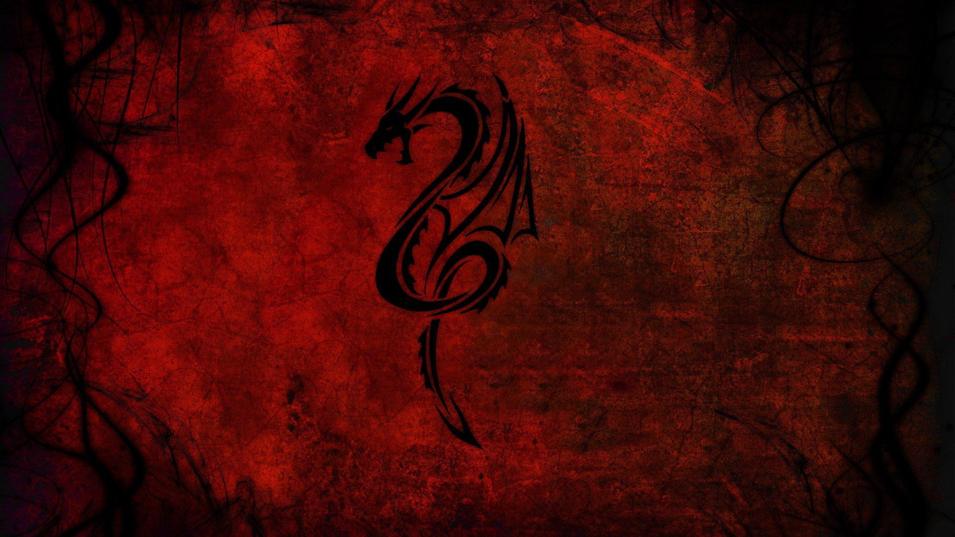 1920x1080 Abstract Red Dragon Wallpaperx1080