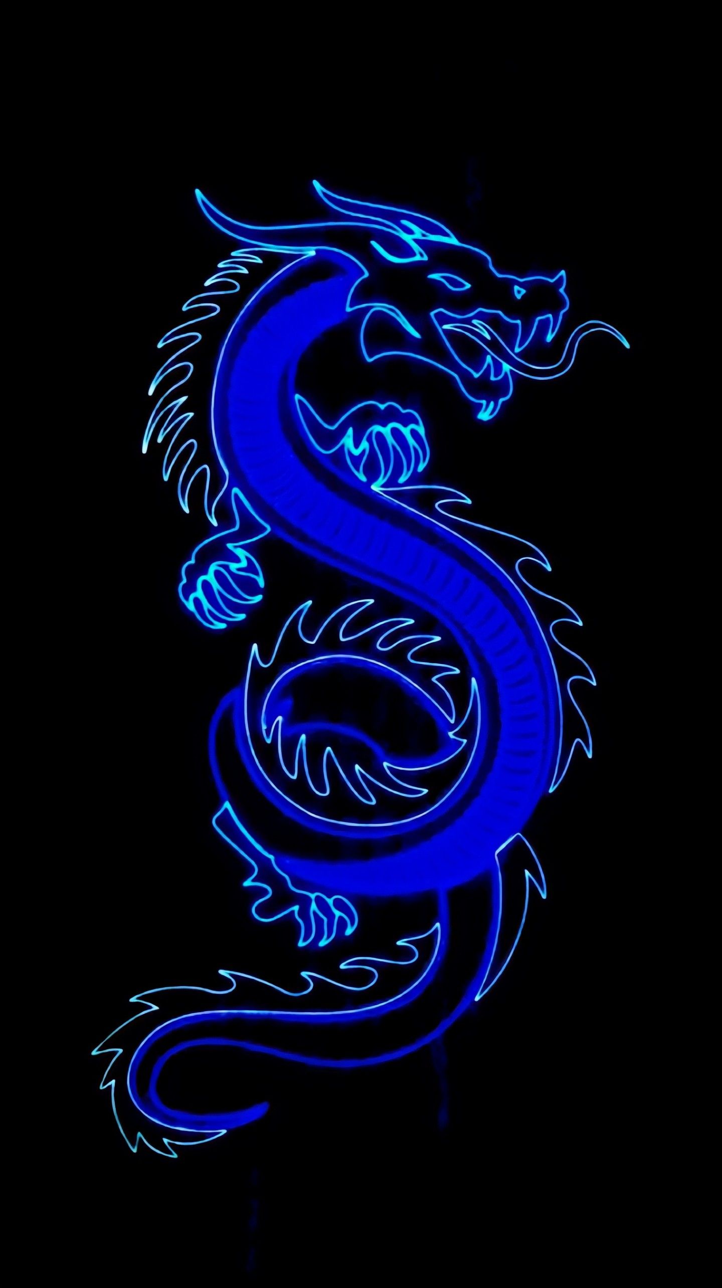 1440x2568 Amoled Dragon Design (1440x2560)