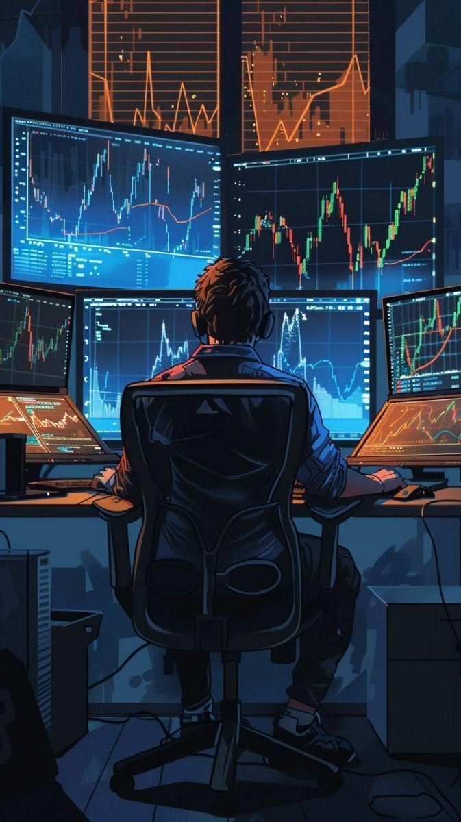 673x1200 Stock Trading Wallpaper