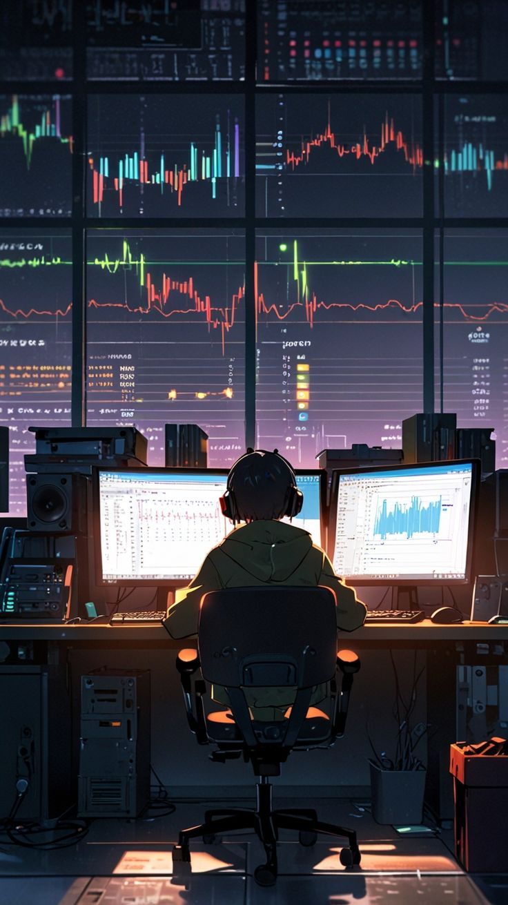 736x1311 Stock market wallpaper creative. Trade logo, Online stock trading, Coding