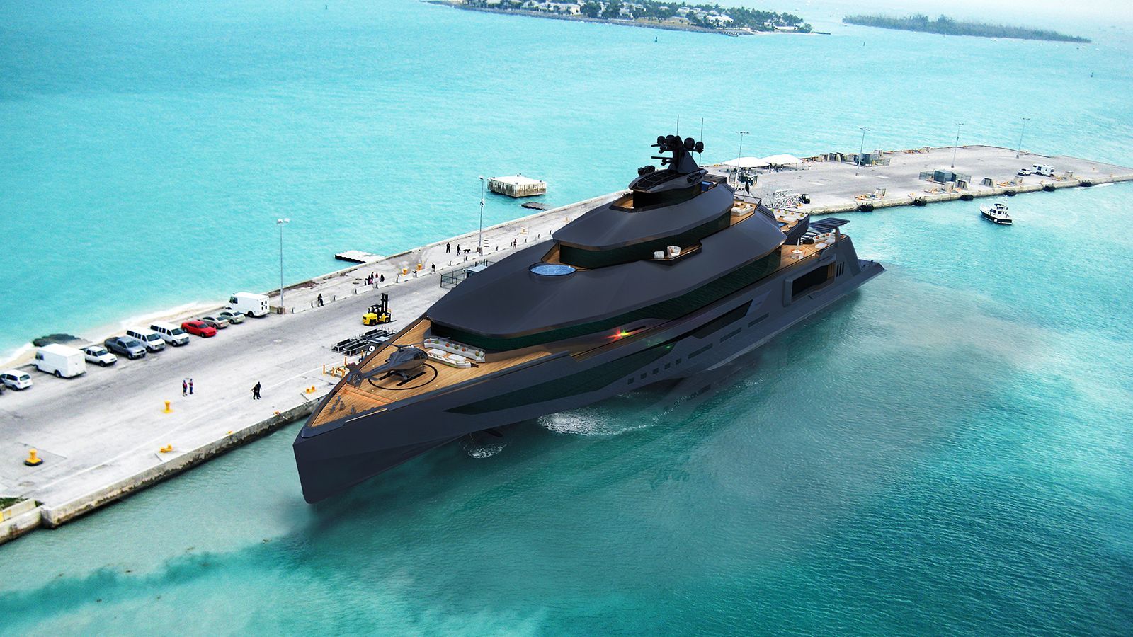 1600x900 Fierce Calibre 102M yacht concept fit for a Bond villain