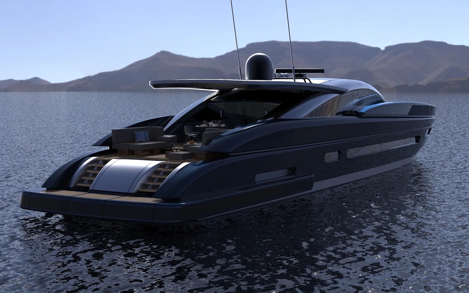 1920x1200 Tureddi's New Bluephire Motor Yacht Epitomizes the Mediterranean Lifestyle
