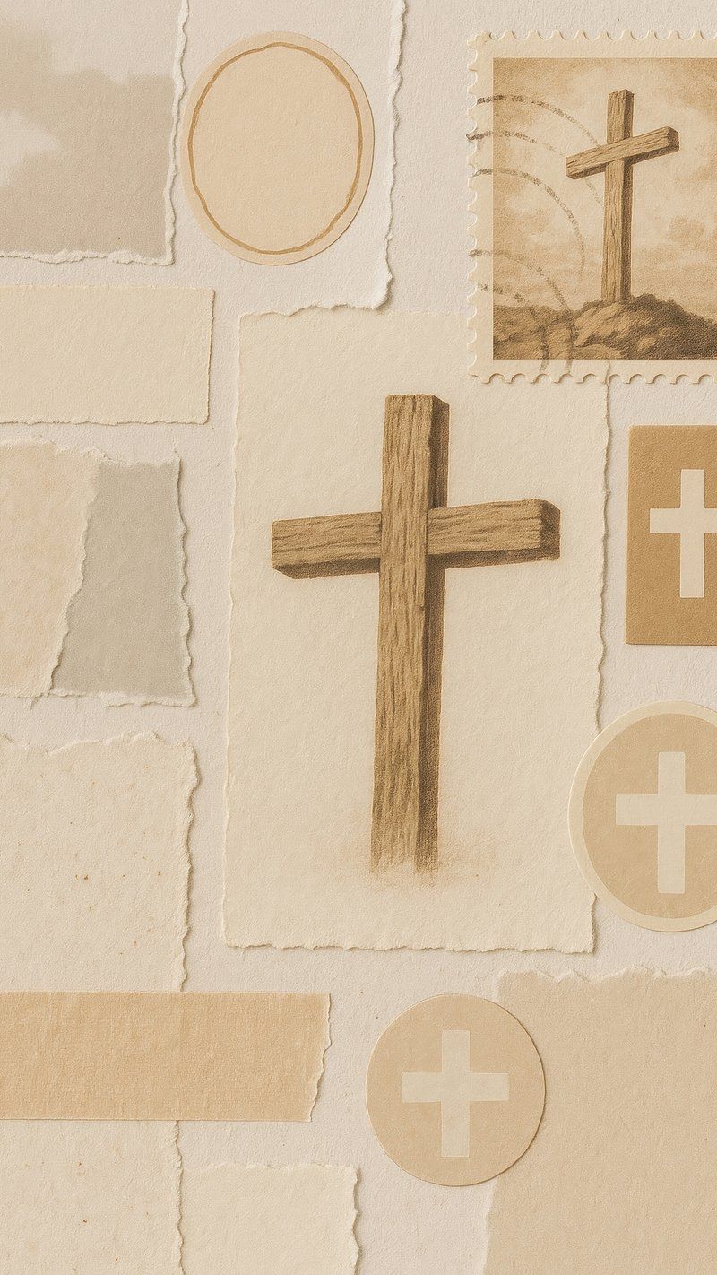 800x1422 Vintage Christian Cross Wallpaper Texture Photo Image Wallpaper