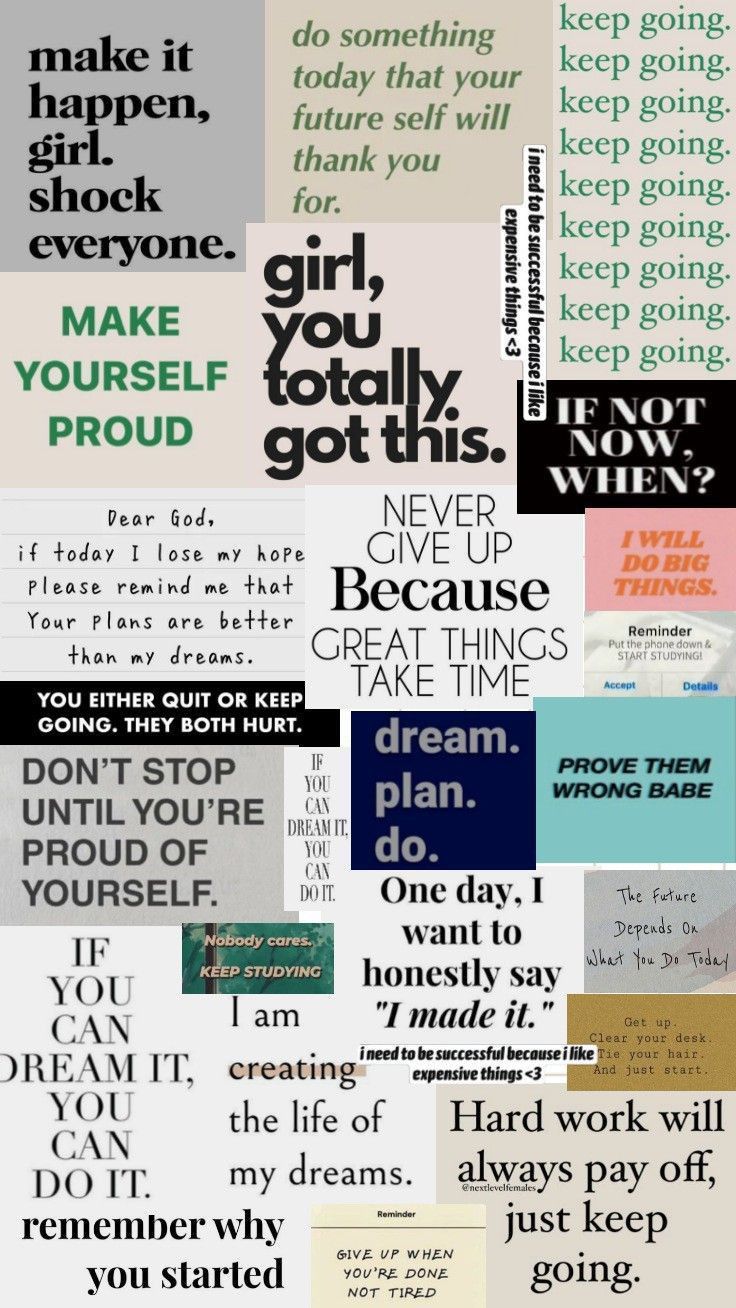 736x1308 Motivation Wallpaper. Daily quotes for school, Motivational wallpaper for girls, Motivation wallpaper background