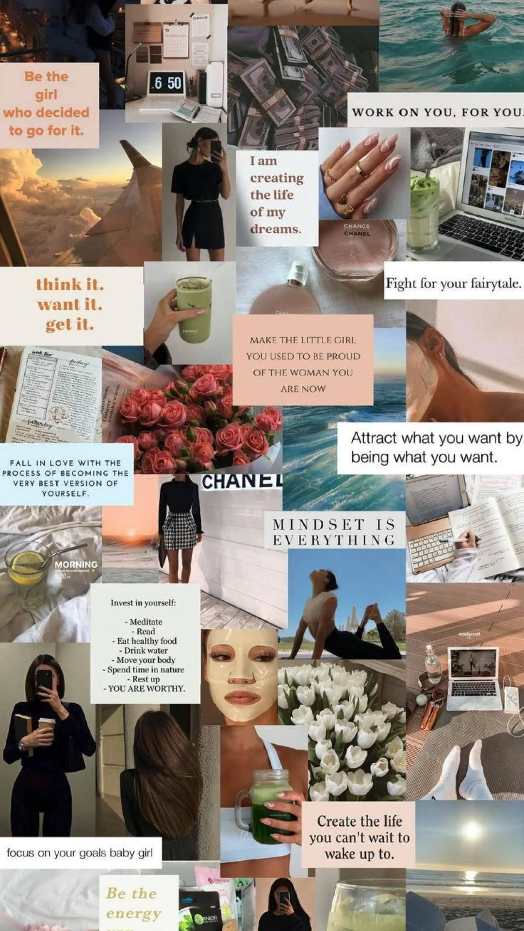1080x1920 Motivation Collage Wallpaper