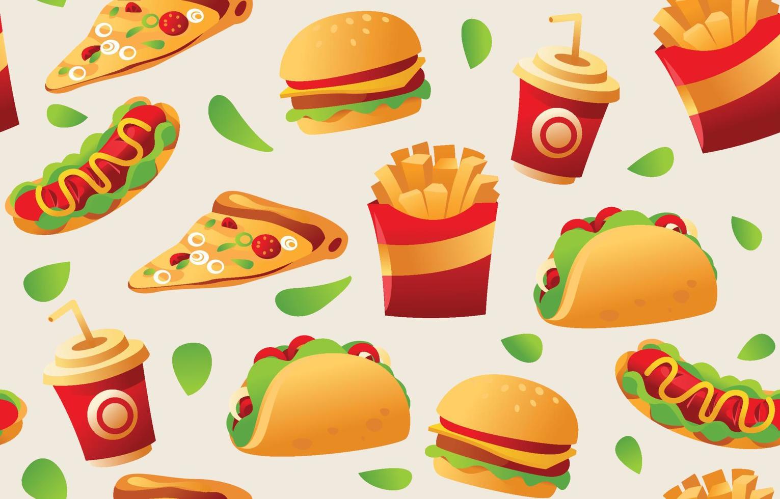 1531x980 Junk Food Seamless Background