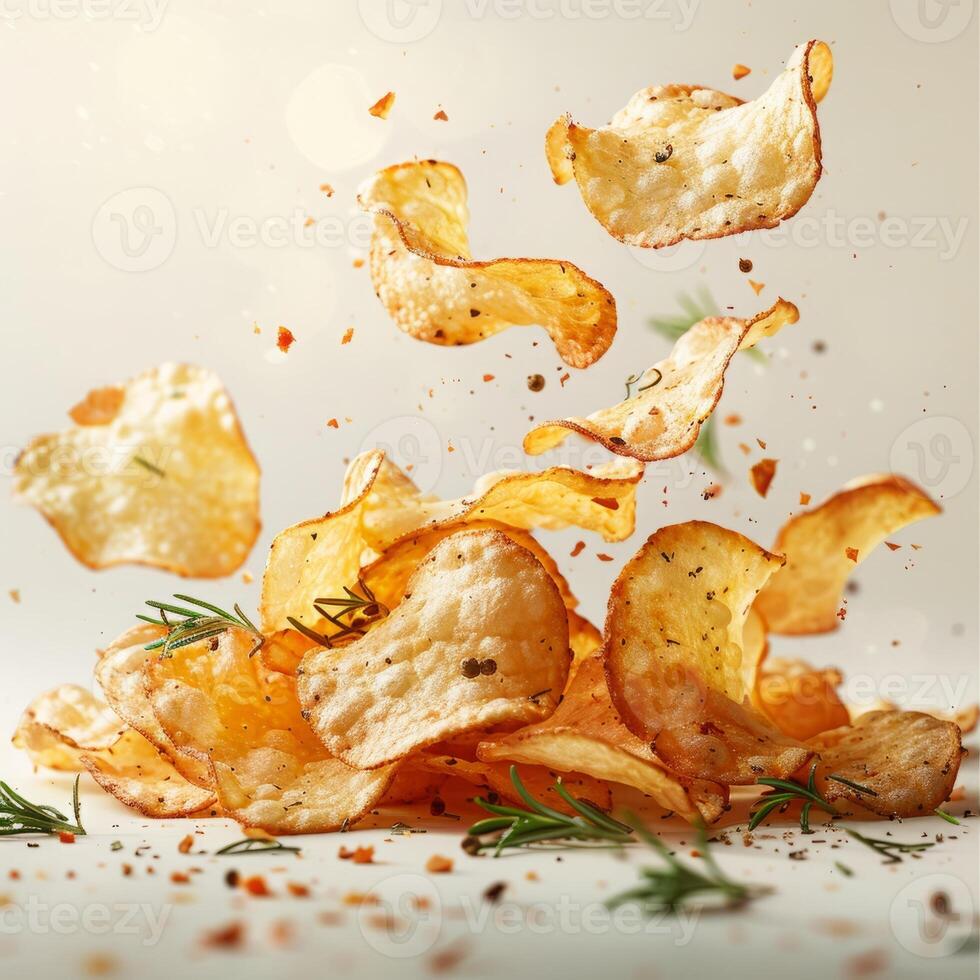 980x980 Potato chips snacks, unhealthy food, food photo, fast food photo