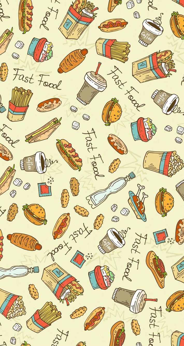 710x1334 Food Collage Wallpaper