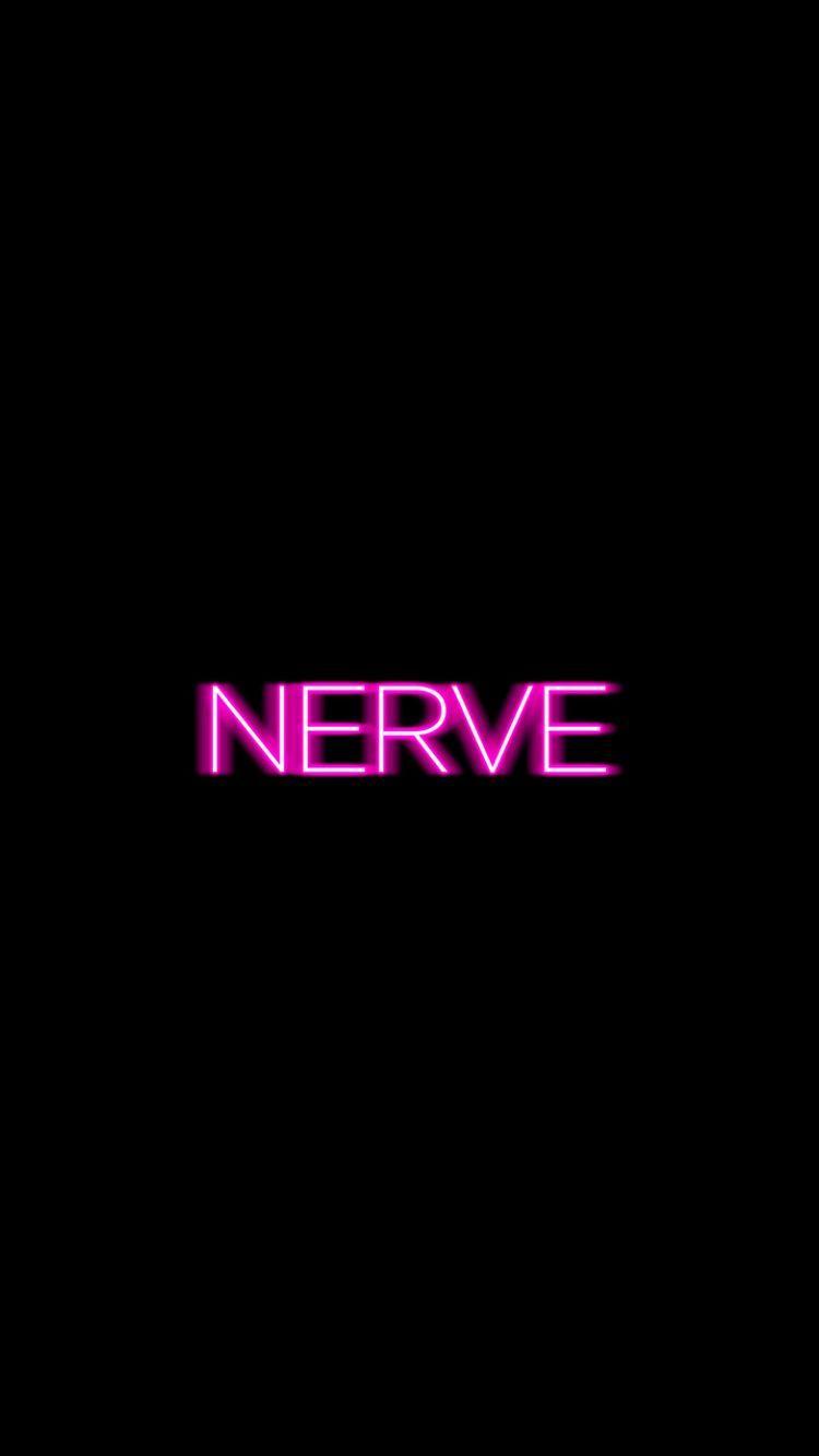 750x1334 NERVE iPhone wallpaper black and pink. Neon wallpaper, iPhone