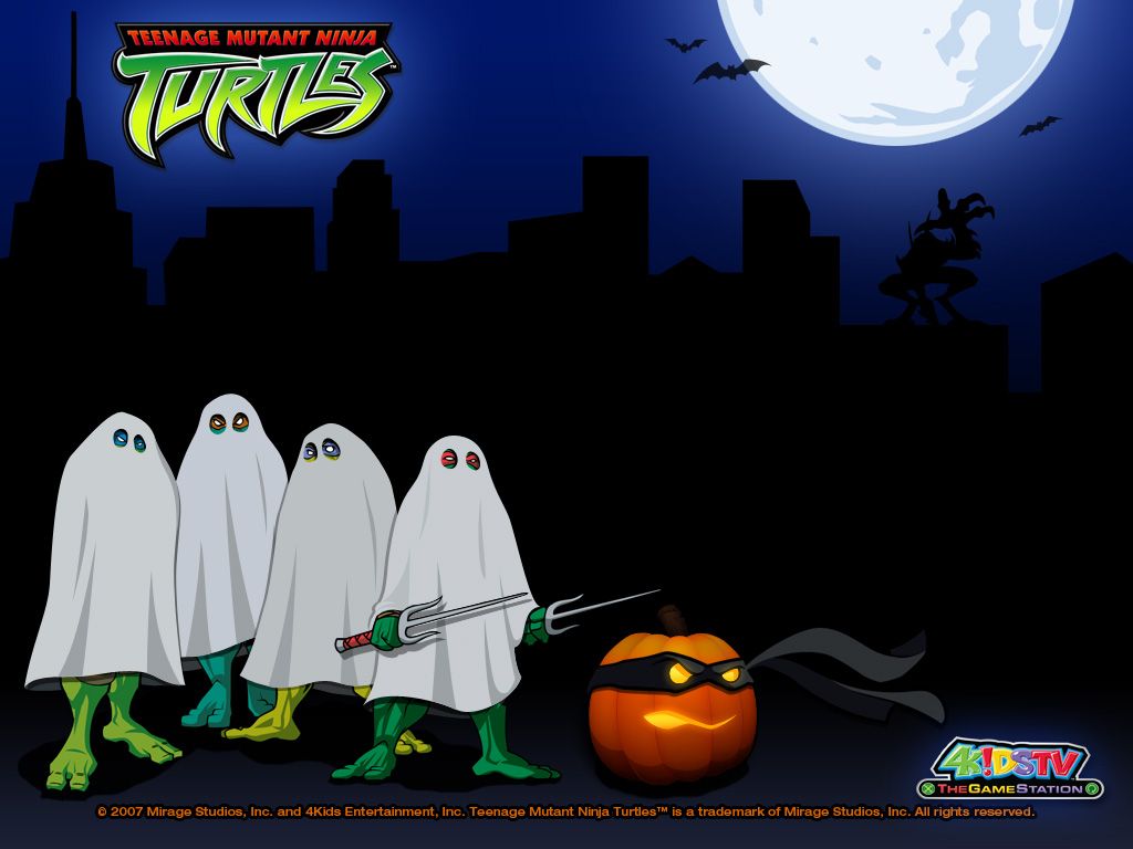 1024x768 TURTLES FOREVER - TMNT Multi Verse // Halloween 2007