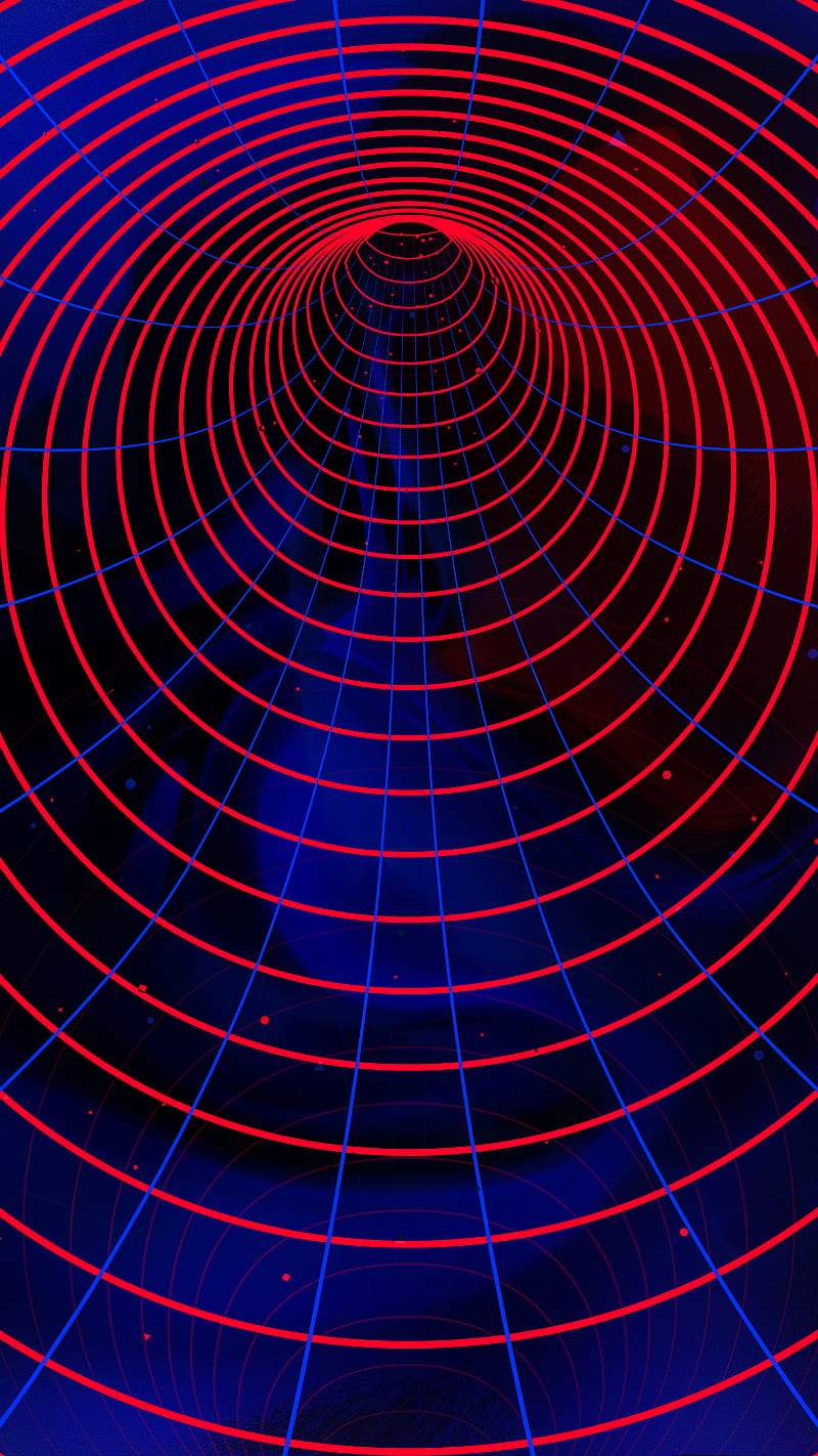 800x1422 Red Blue Wormhole, Black Hole, Divin, Einstein, Mathematics, Quantum, Scientist, HD Phone Wallpaper