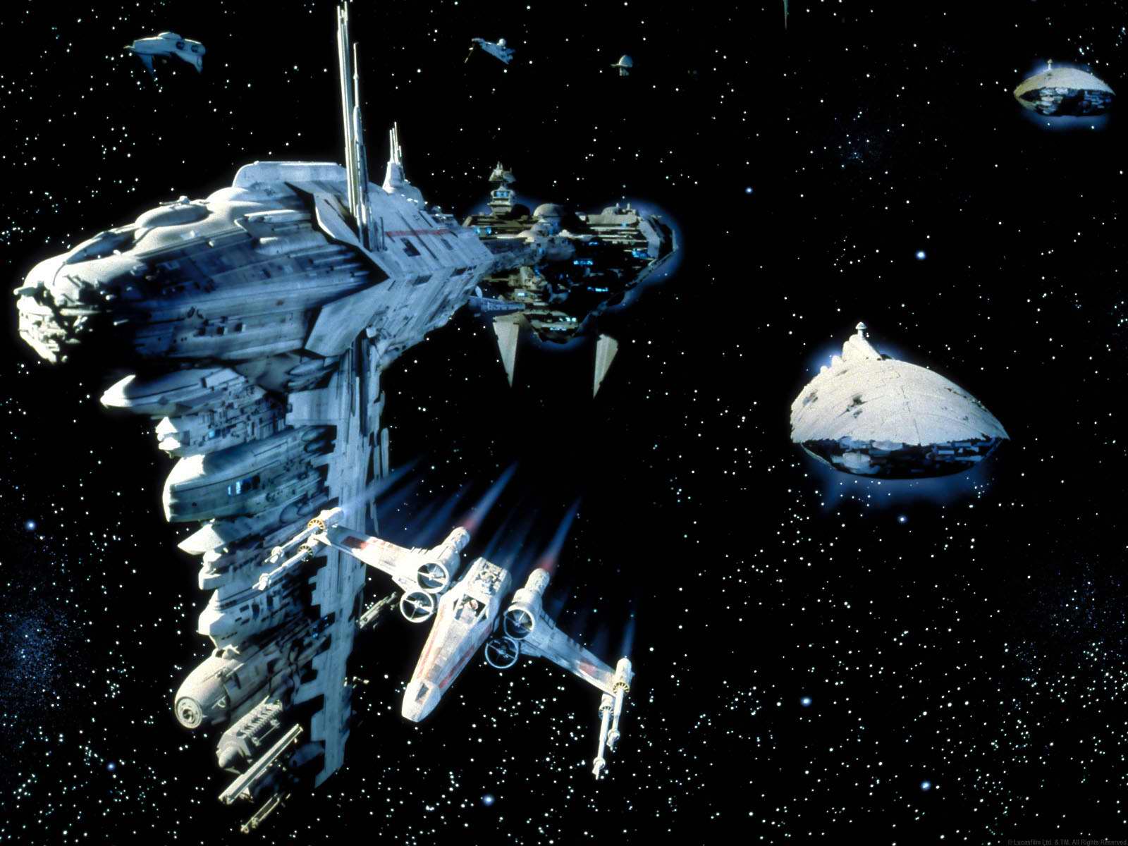 1600x1200 Rebel Alliance Ships Wallpaper