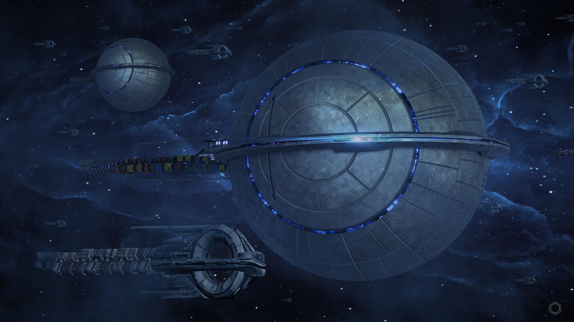 1920x1080 Mass Effect Various ships Wallpaper