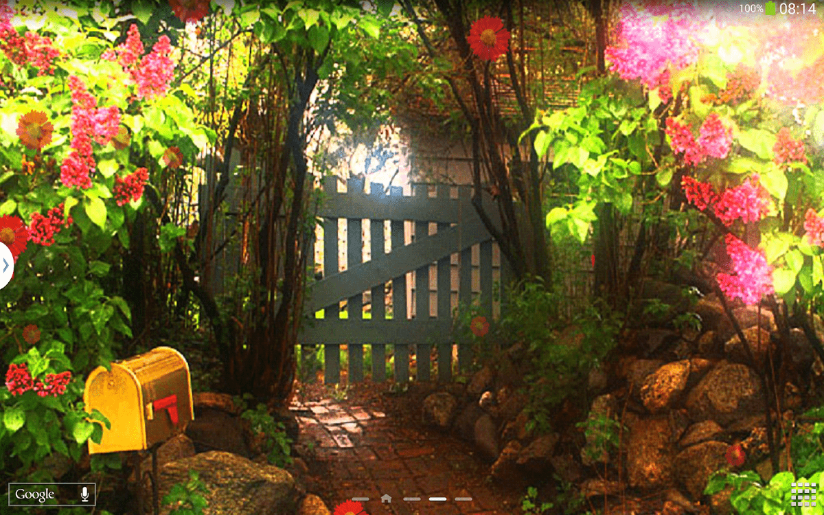 Enchanted Garden, rocks, water, plants, garden, trees, gazebo, palms, HD  wallpaper | Peakpx