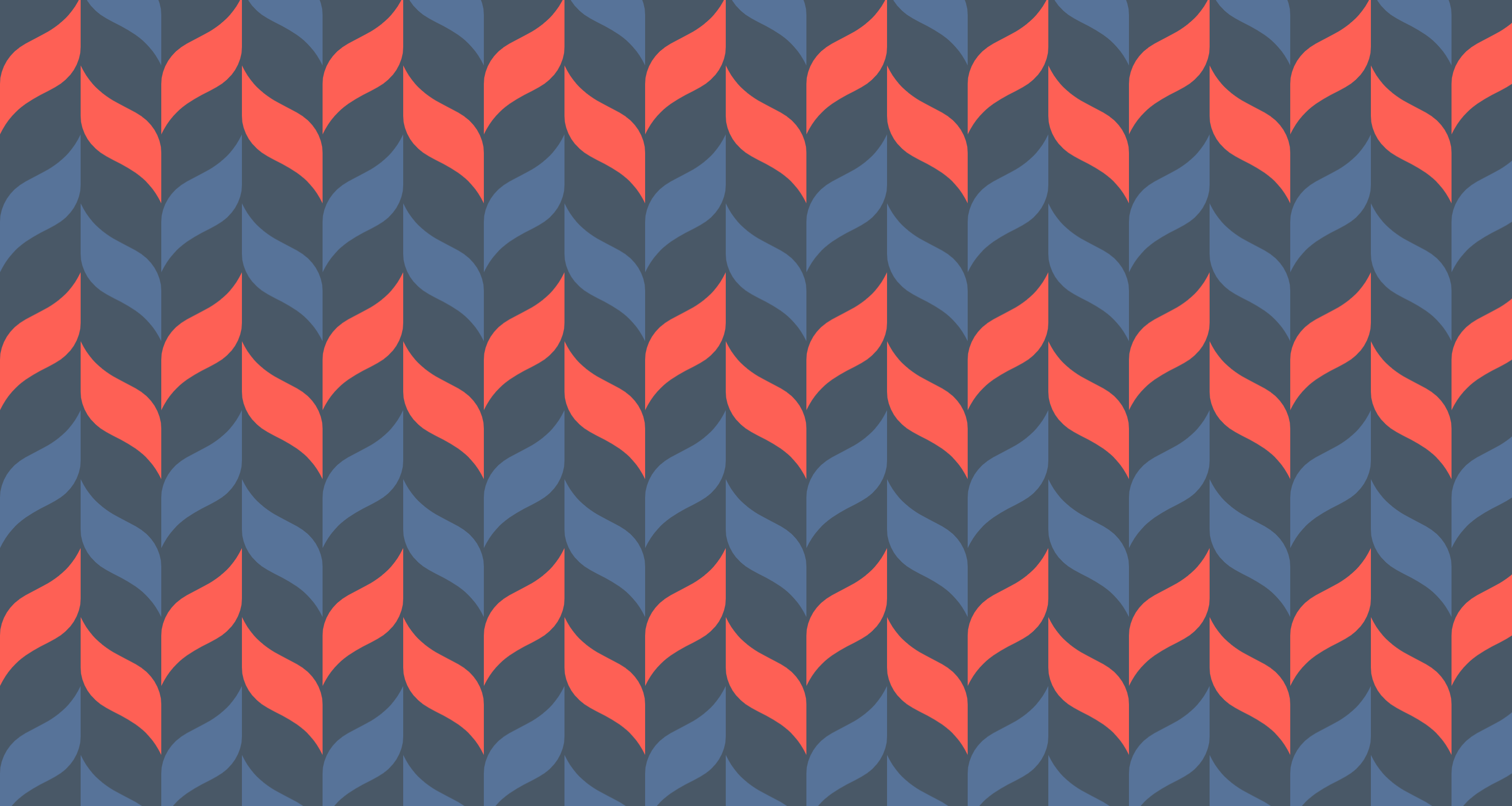 3000x1600 Mural Wallpaper geometric. Blue and red wavy pattern