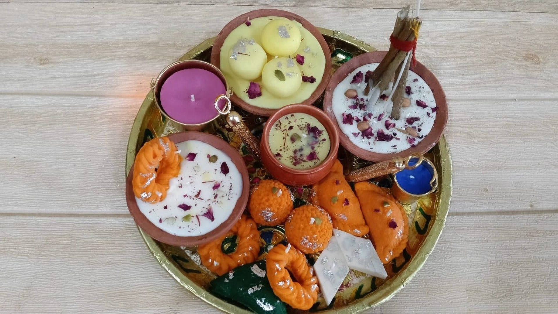 1920x1080 Mix Mithai Candles 55 rs for each (Box of 2 , 8 and 12 available) Customized as per your needs