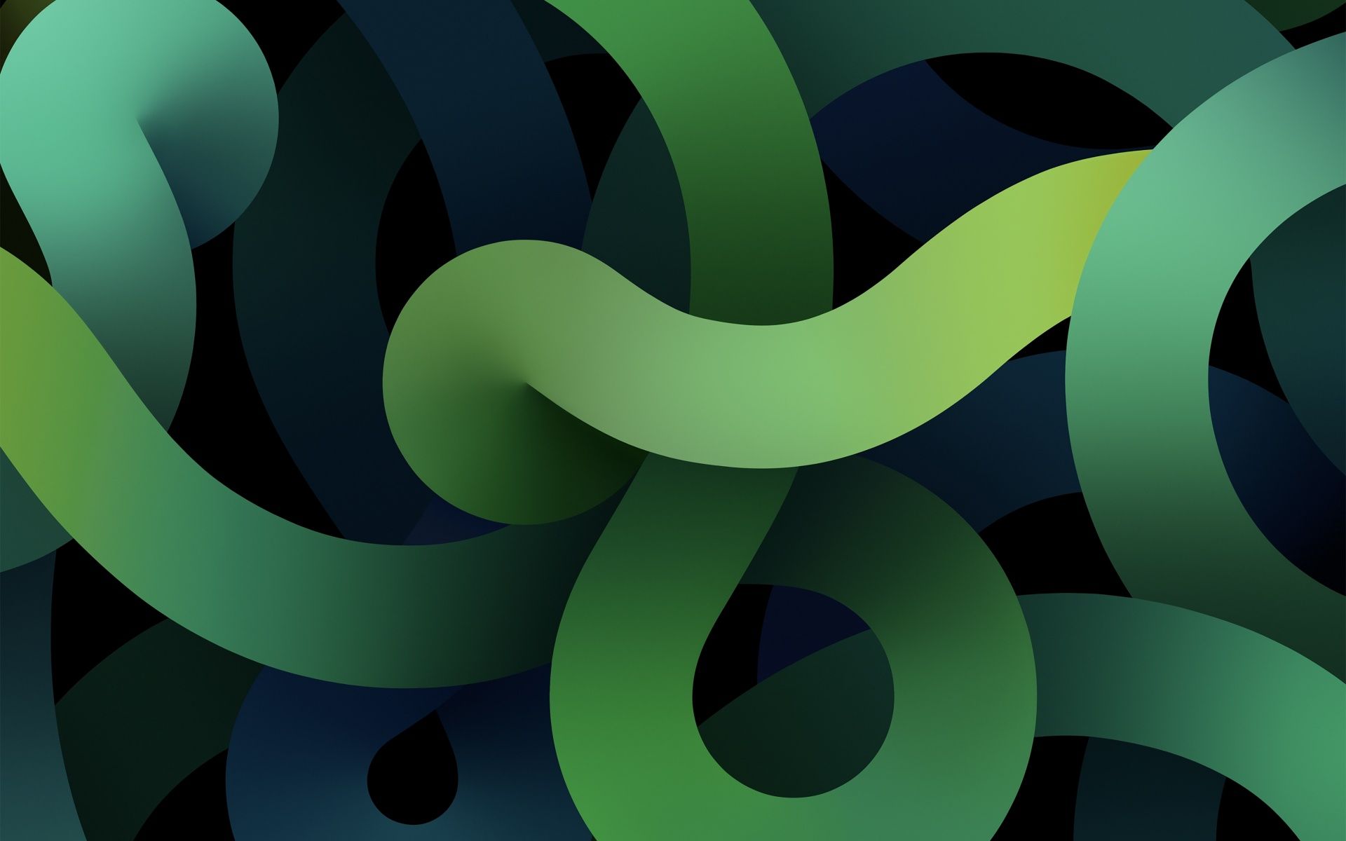 1920x1200 iPadOS 14 Wallpaper 4K, Green, iPad Air Dark, Stock