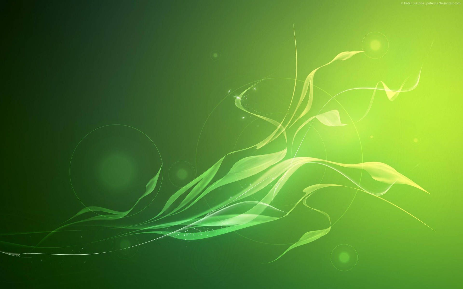1920x1200 Green Abstract Wallpaper