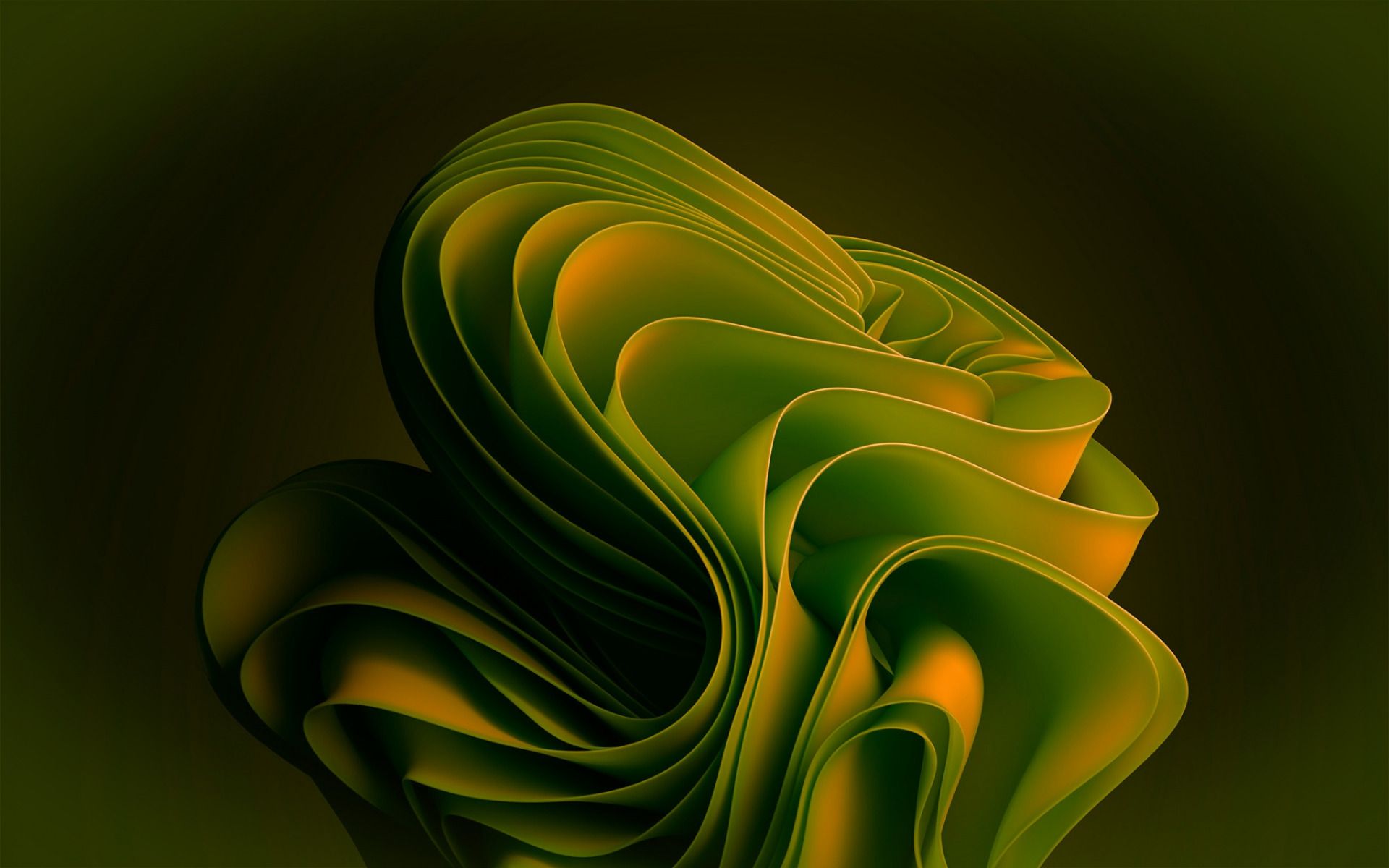 1920x1200 Windows 11 Green Wallpaper