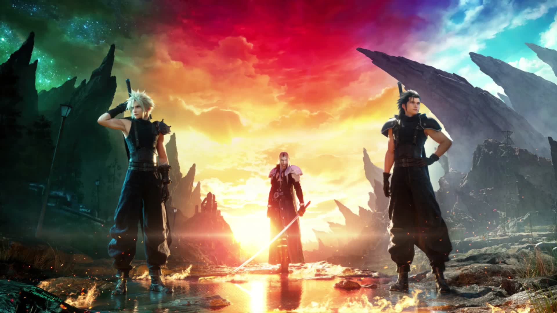 1920x1080 Final Fantasy VII Rebirth Key Art animated wallpaper