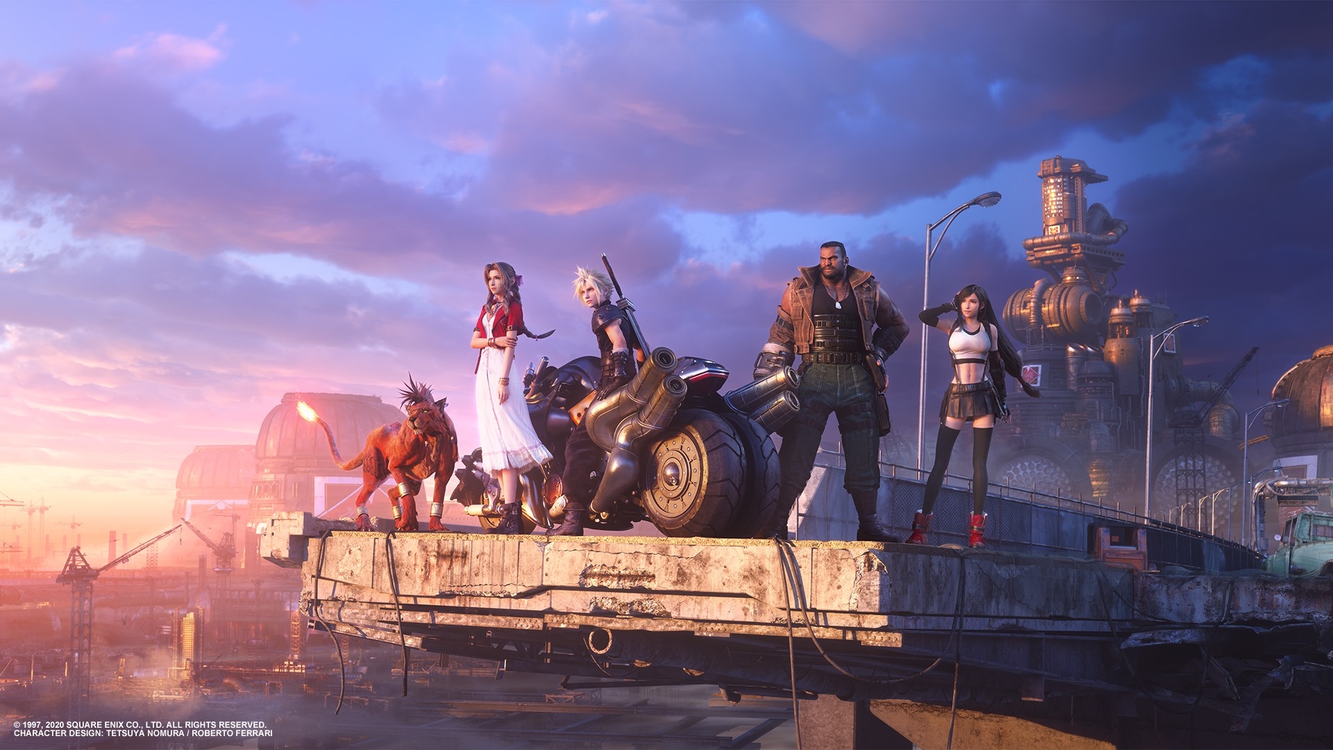 1920x1080 Final Fantasy 7 Remake Team Wallpaper, HD Games 4K Wallpaper, Image and Background