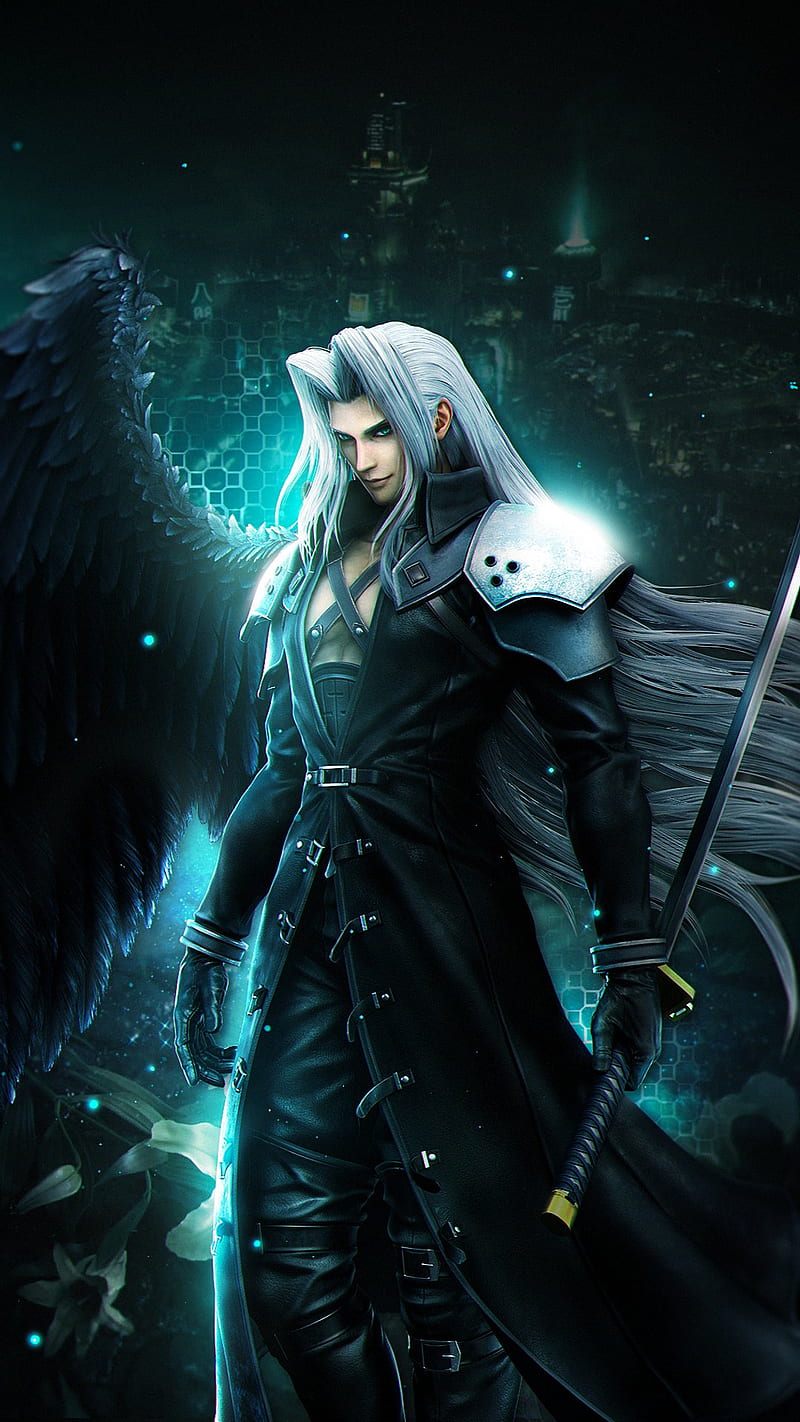 800x1422 Sephiroth, final fantasy vii, super smash bros ultimate, HD phone wallpaper