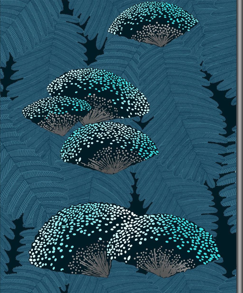 1024x1236 Leaf & Bush Styled Suede Wallpaper