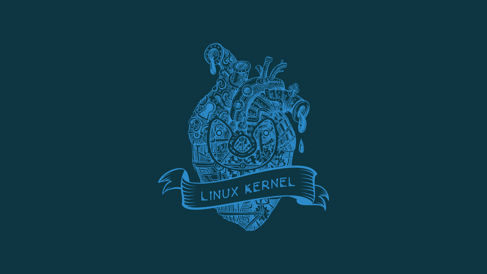 1920x1080 Linux Kernel Pulse: HD Tech Inspired Wallpaperx1080