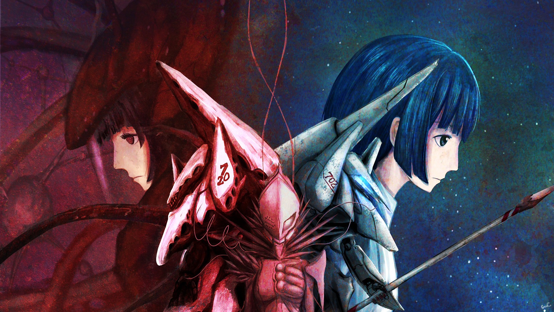 1920x1080 knights of sidonia, tanikaze, art Wallpaper, HD Anime 4K Wallpaper, Image and Background