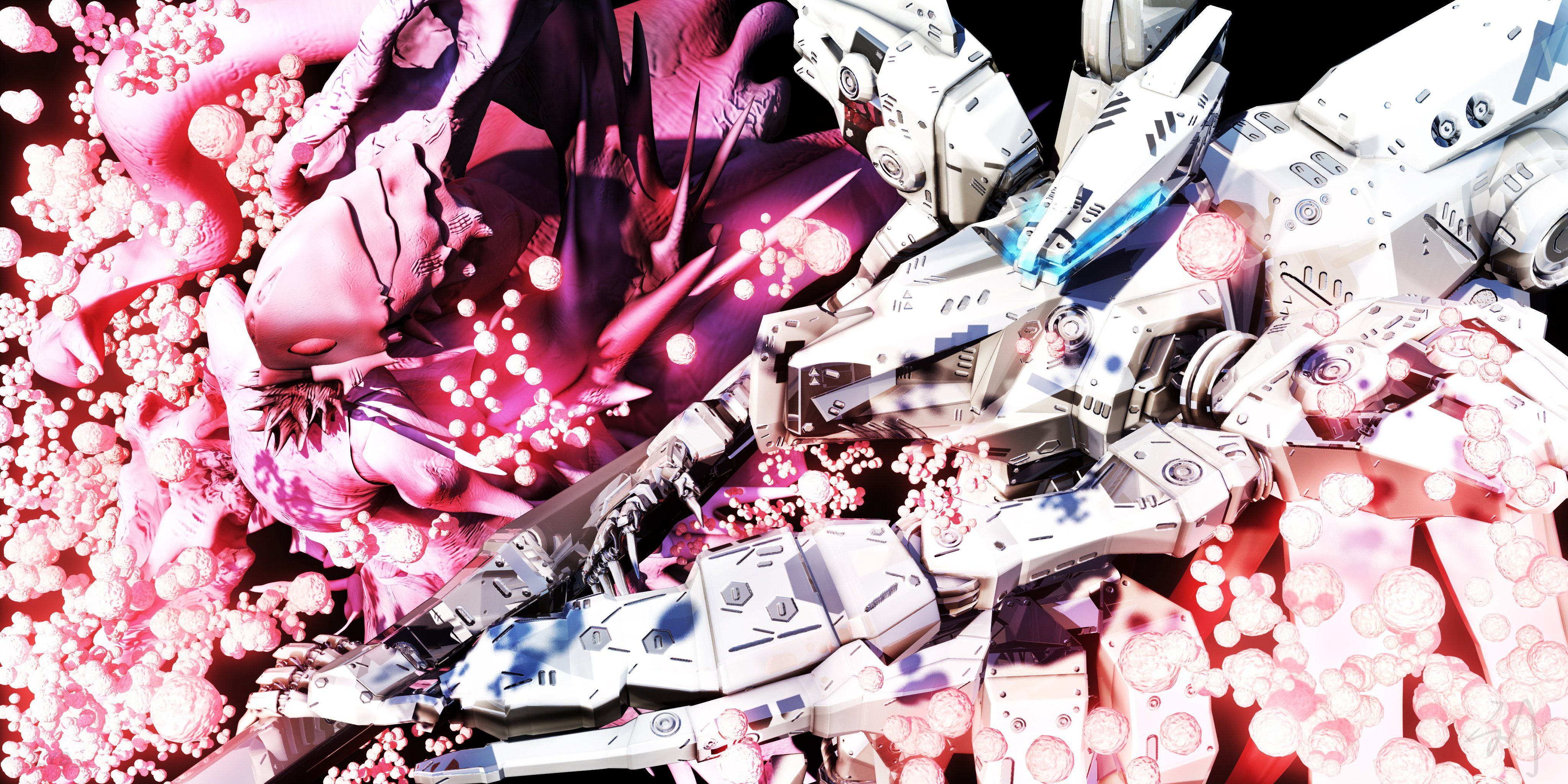 4096x2048 knights, Of, Sidonia, Shidonia, No, Kishi, Anime, Animation, Manga, Series, Sci fi, Action, Adventure, 1kosn Wallpaper HD / Desktop and Mobile Background