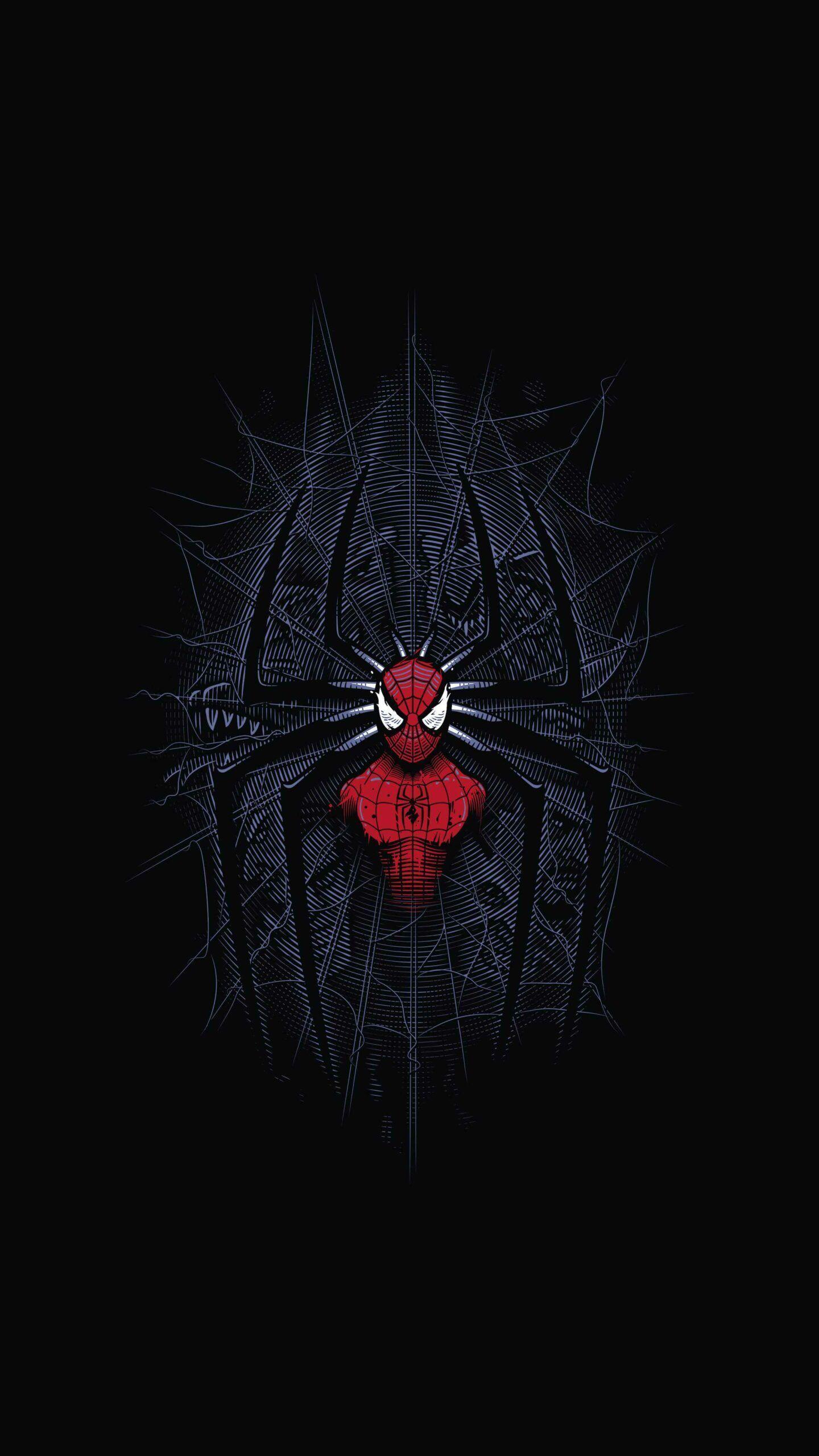 1440x2560 Spider Man Web Wallpaper. Marvel iphone