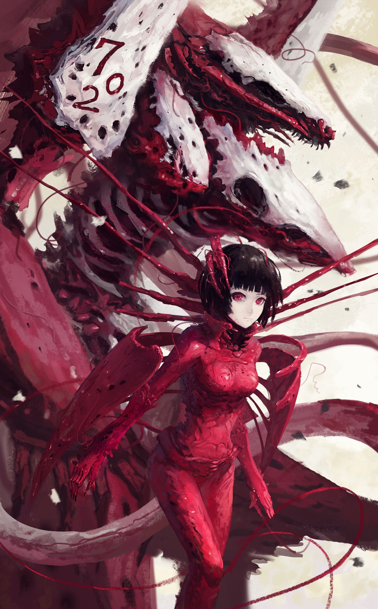 1240x2000 Benisuzume (Sidonia no Kishi) Mobile Wallpaper by Tuzki Anime Image Board