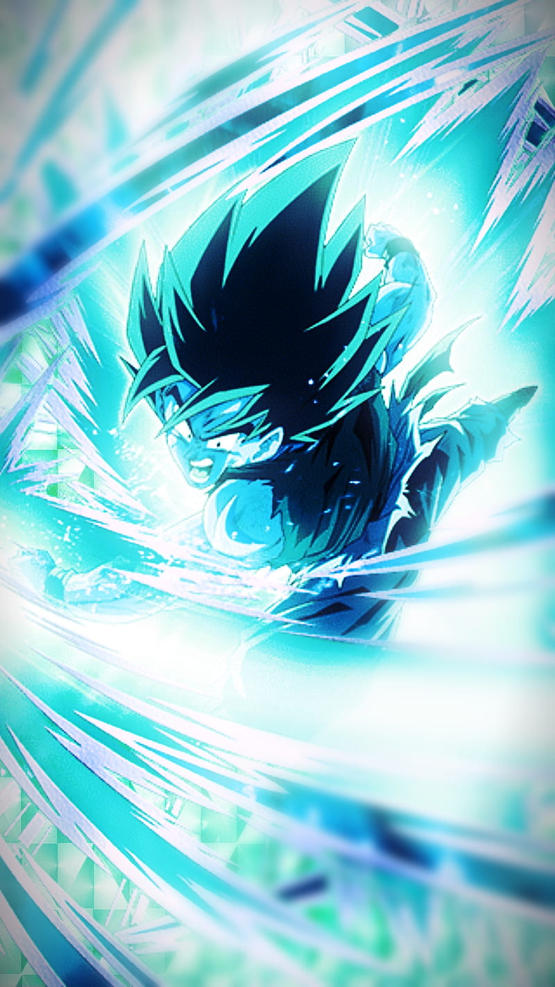 800x1422 Kaioken Blu, goku, dragonball z, dragonball, dragonball super, dragon ball z, HD phone wallpaper