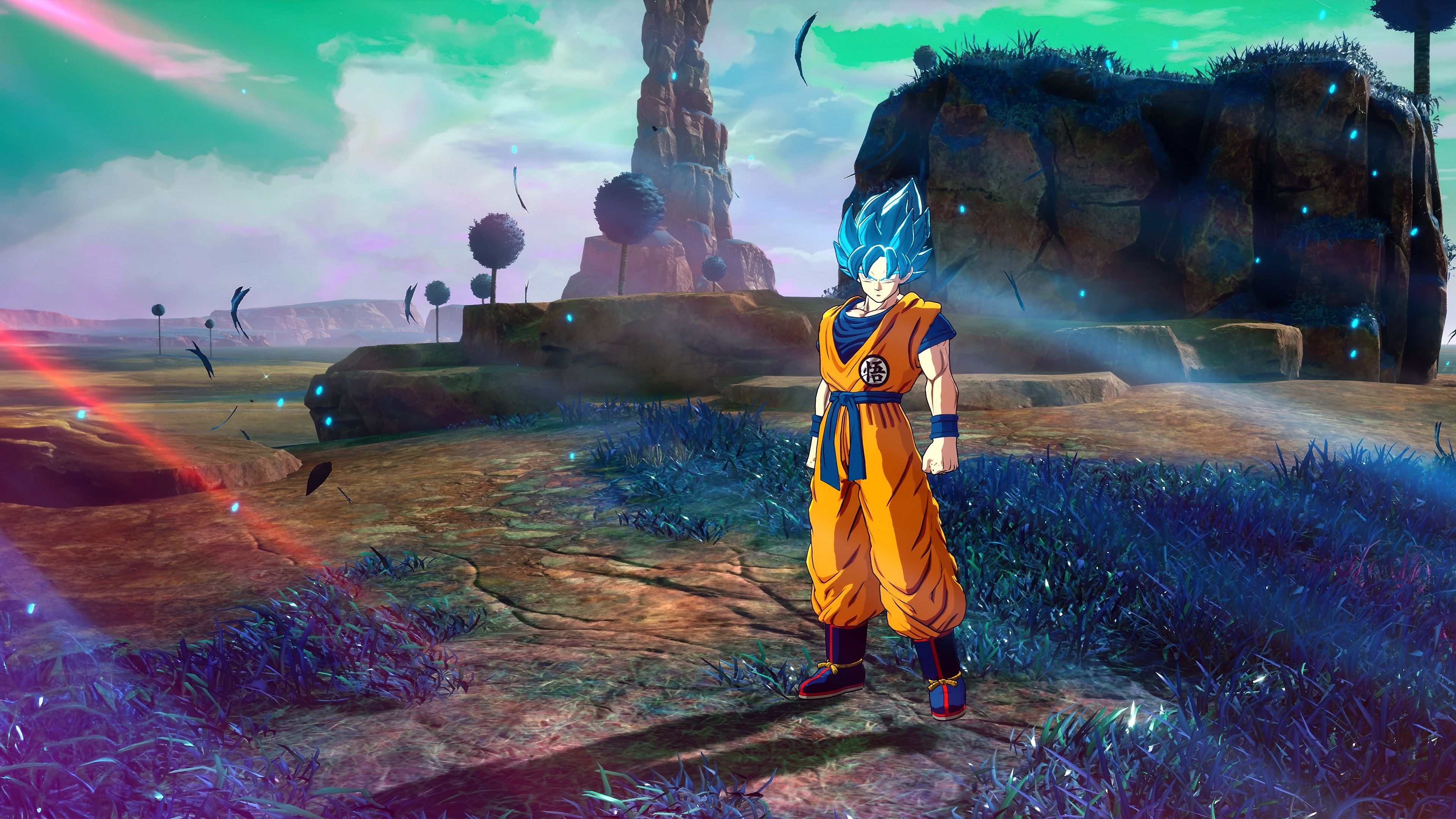 3840x2160 DRAGON BALL: Sparking! ZERO Goku Super Saiyan Blue Wallpaper 4K HD PC b