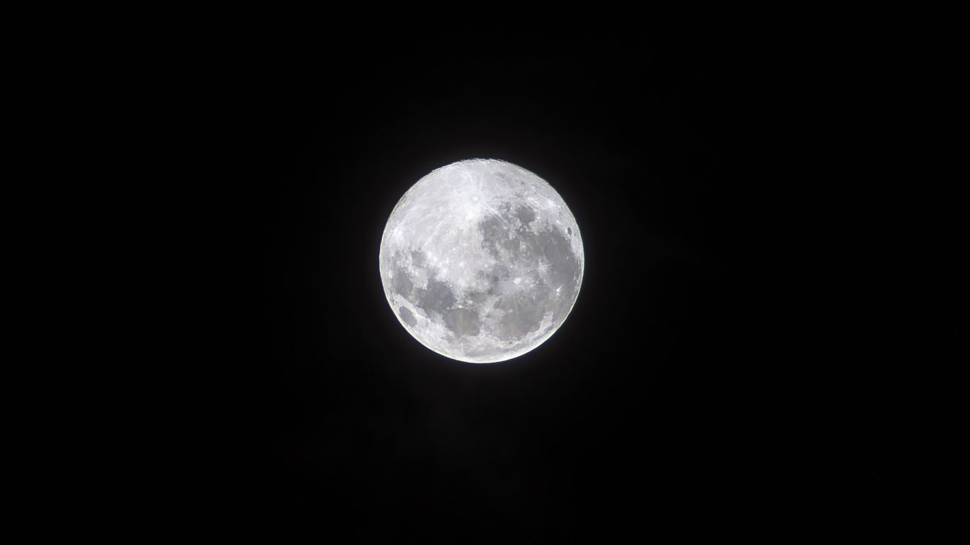 1366x768 Moon Dark Night 4k Laptop HD , HD 4k Wallpaper, Image, Background, Photos and Picture