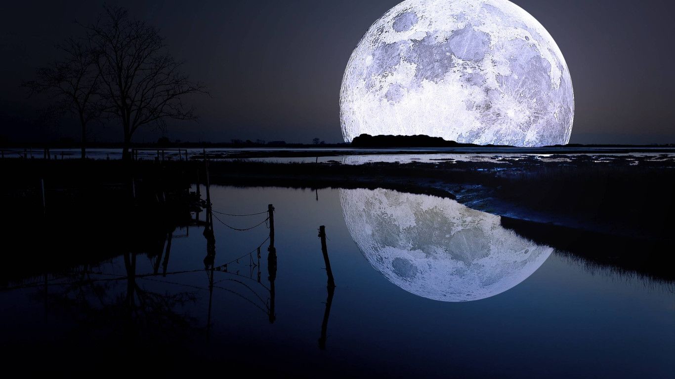 1366x768 Moon Wallpaper 2880x1800 67521
