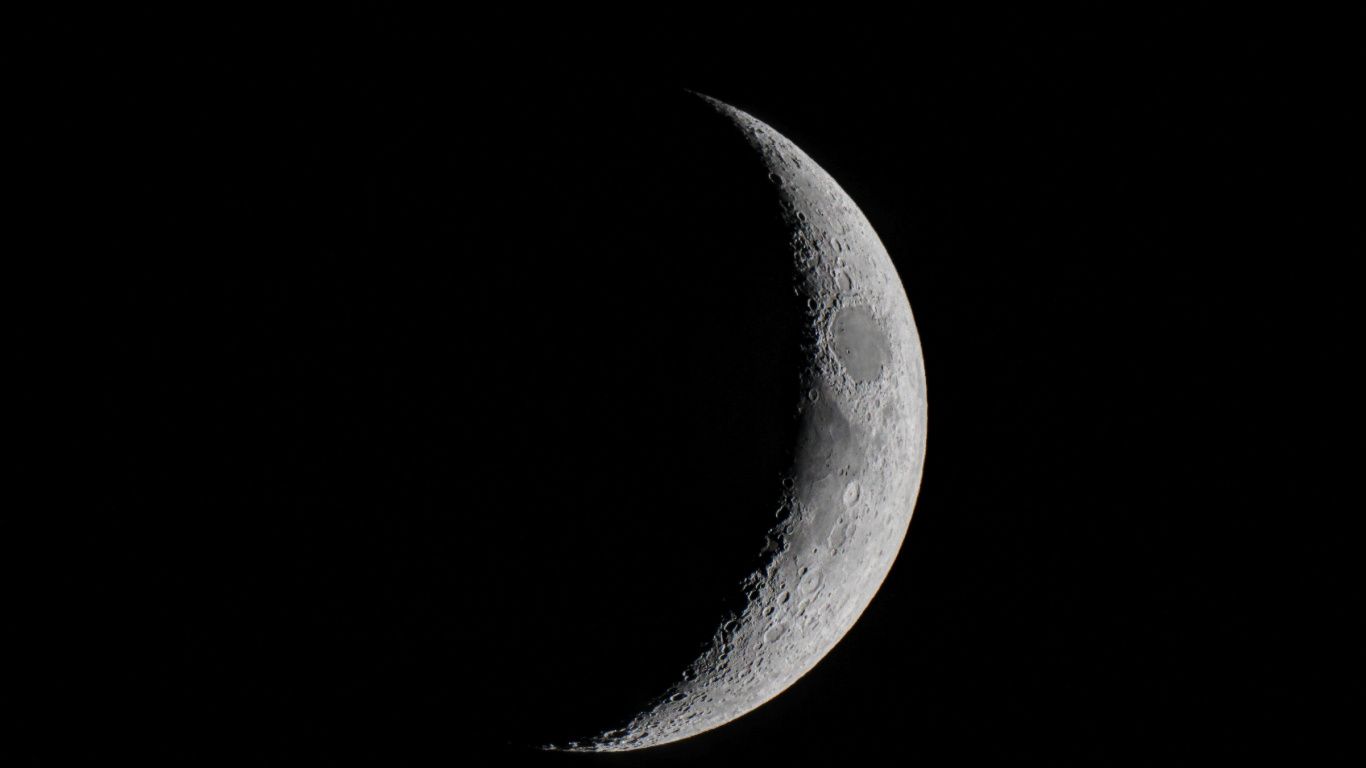 1366x768 Laptop Lunar Phase Wallpaper Free 1366x768 High Quality Background