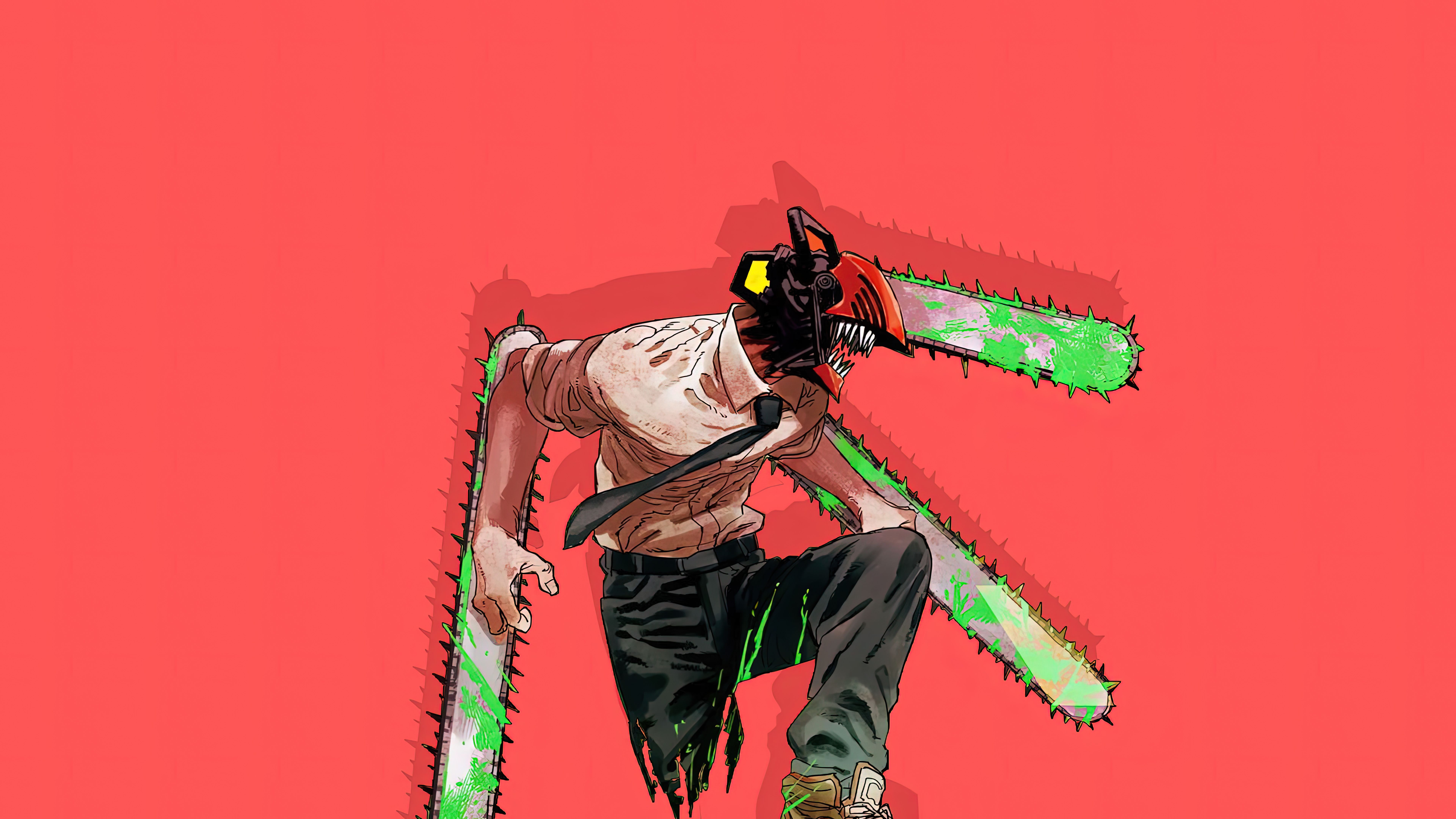 7680x4320 Chainsaw Man Denji 8K Ultra HD Anime Wallpaper Blastx4320
