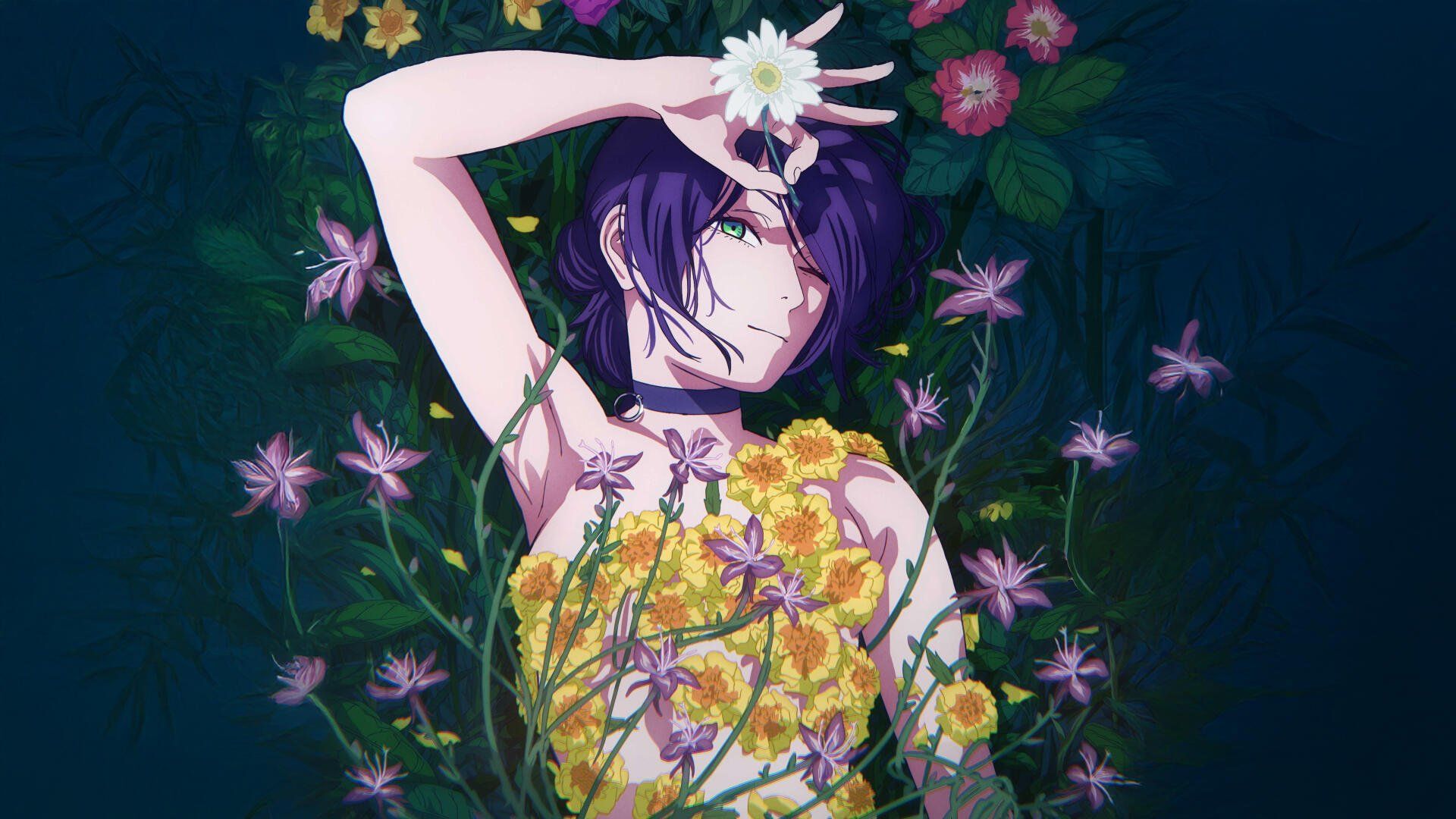 1920x1080 Chainsaw Man 4K Ultra HD Floral Elegance Wallpaperx2880