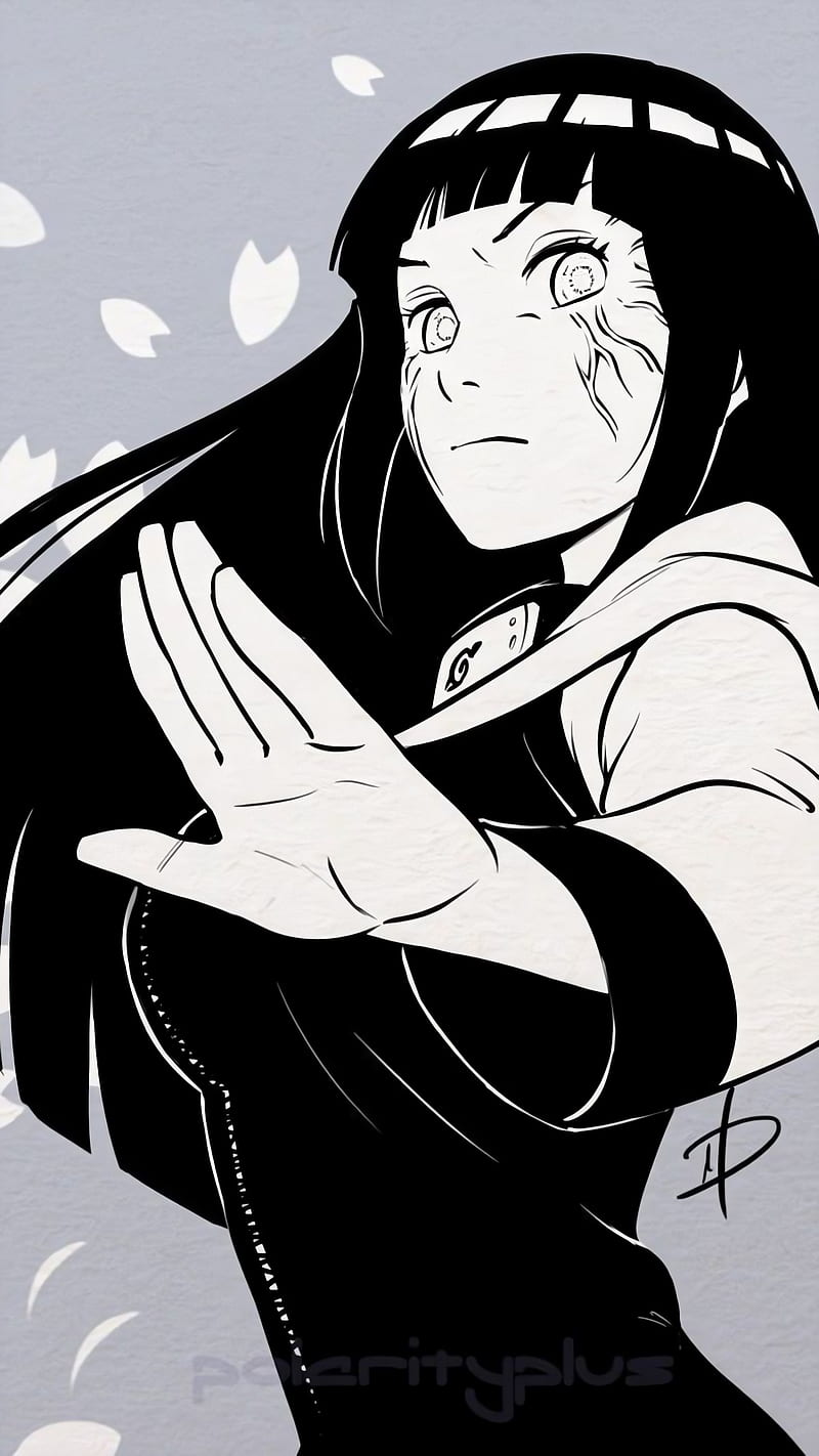800x1422 Hinata, anime, black, naruto, person, pretty, HD phone wallpaper