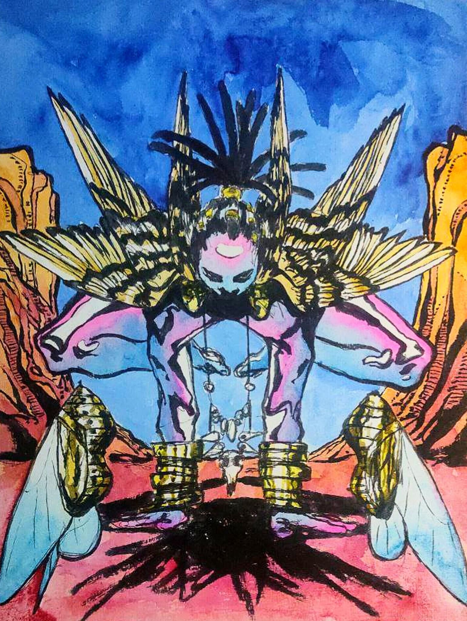 1540x2048 Hello everyone, I came to share with you a vision of Hermes Trismegistus that appeared to me during a ritual