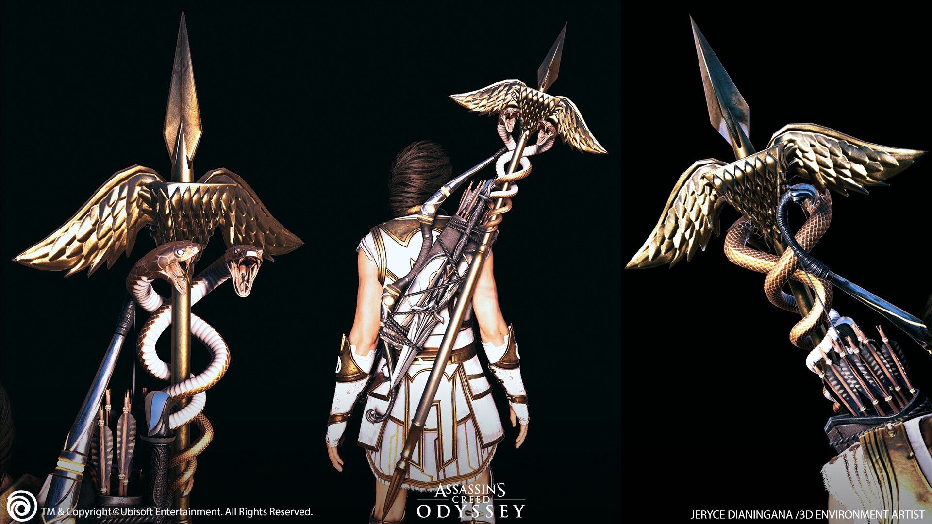 1920x1080 Hermes Staff's Creed Odyssey