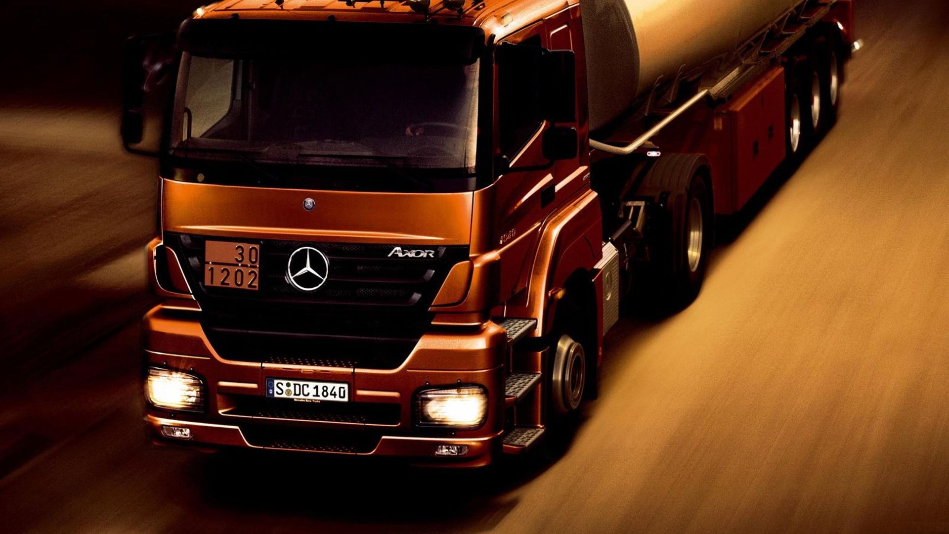 1920x1080 Mercedes Benz Truck Car Transport Photography Wallpaper