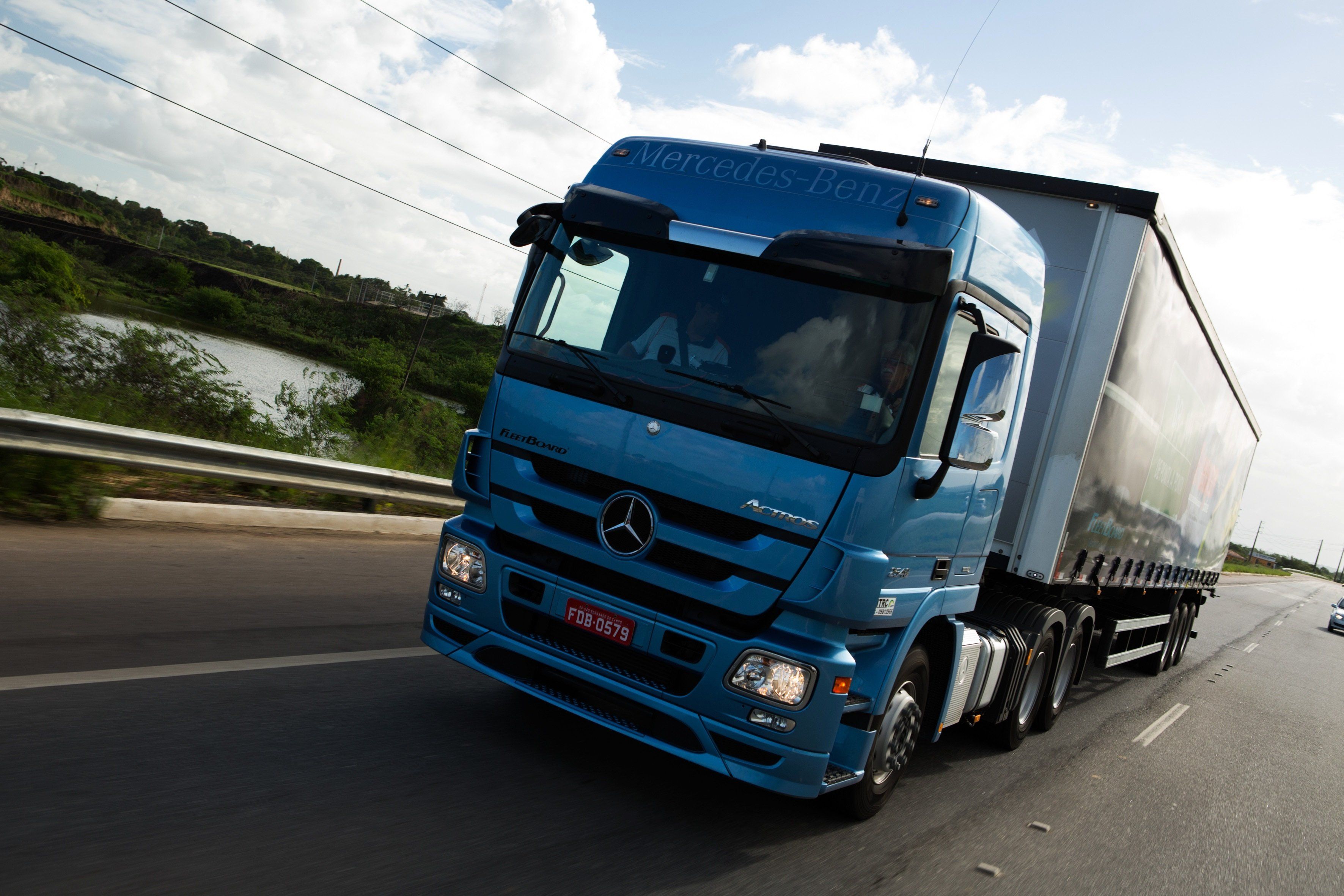 3543x2362 Mercedes, Benz, Actros, L s, Mp Semi, Tractor Wallpaper HD / Desktop and Mobile Background