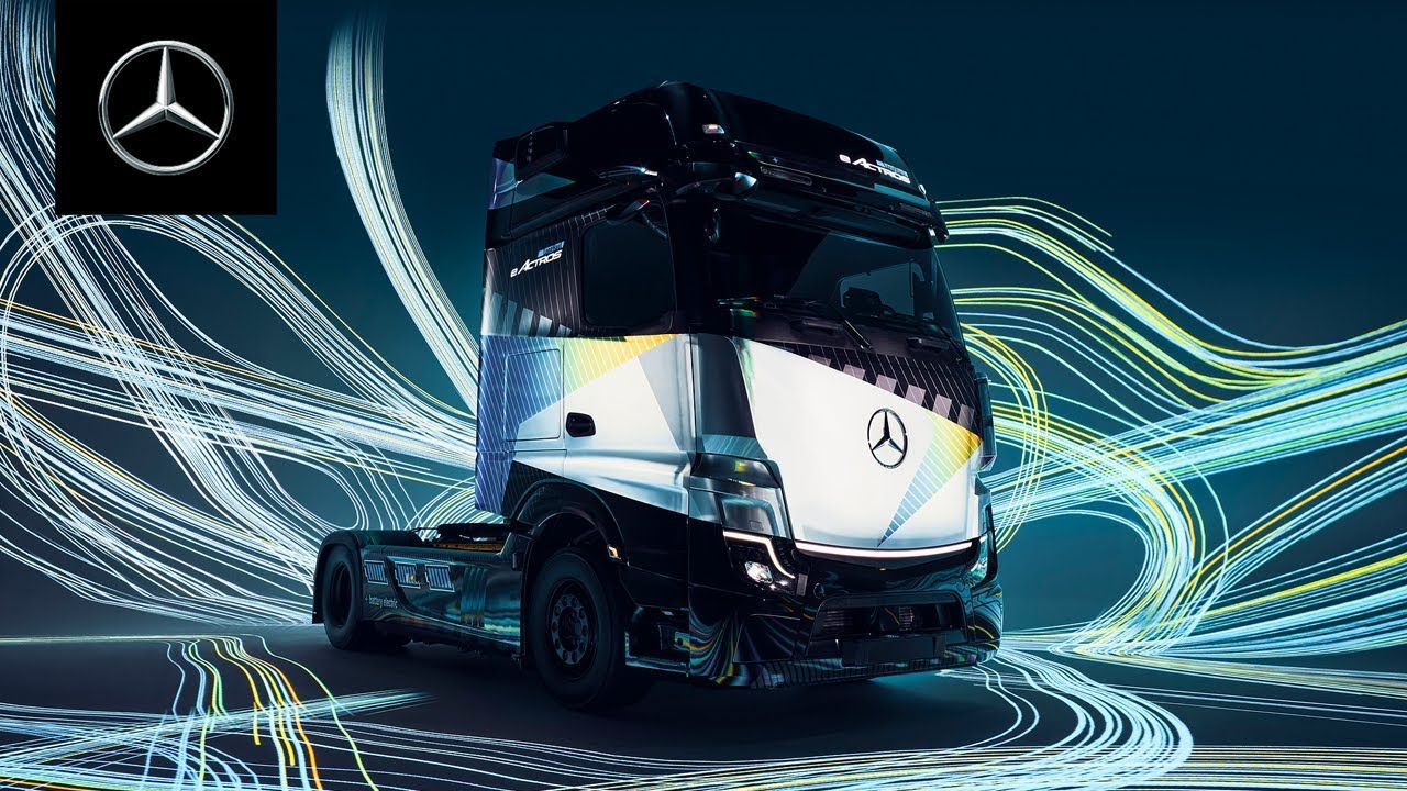 1280x720 Charged For Tomorrow: EActros LongHaul. Mercedes Benz Trucks